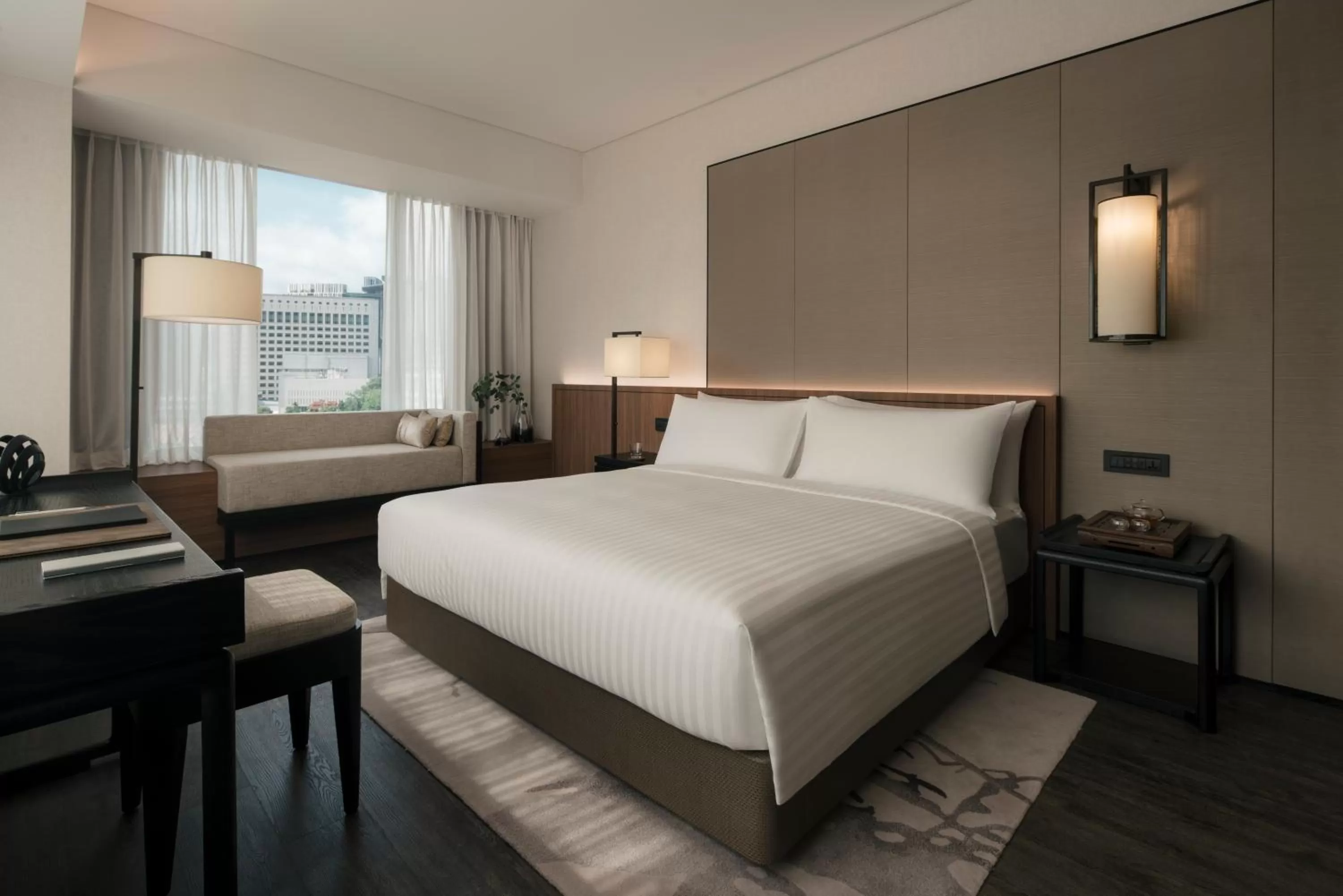 Bed in The Clan Hotel Singapore by Far East Hospitality