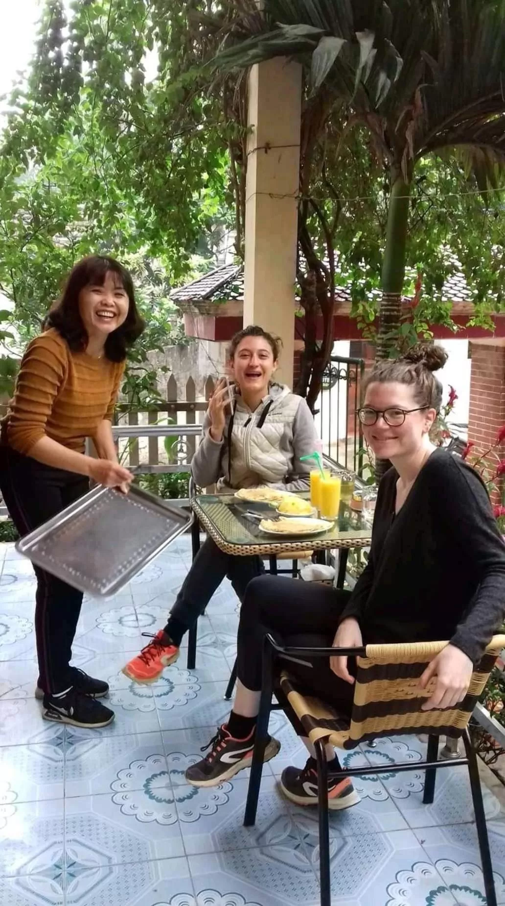 People in Tam Coc Family Hotel