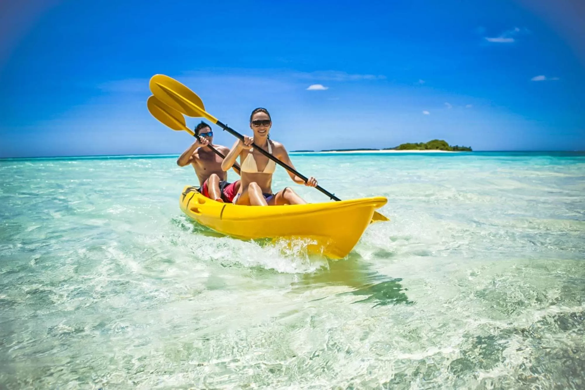 Canoeing in Huvan Beach Hotel at Hulhumale