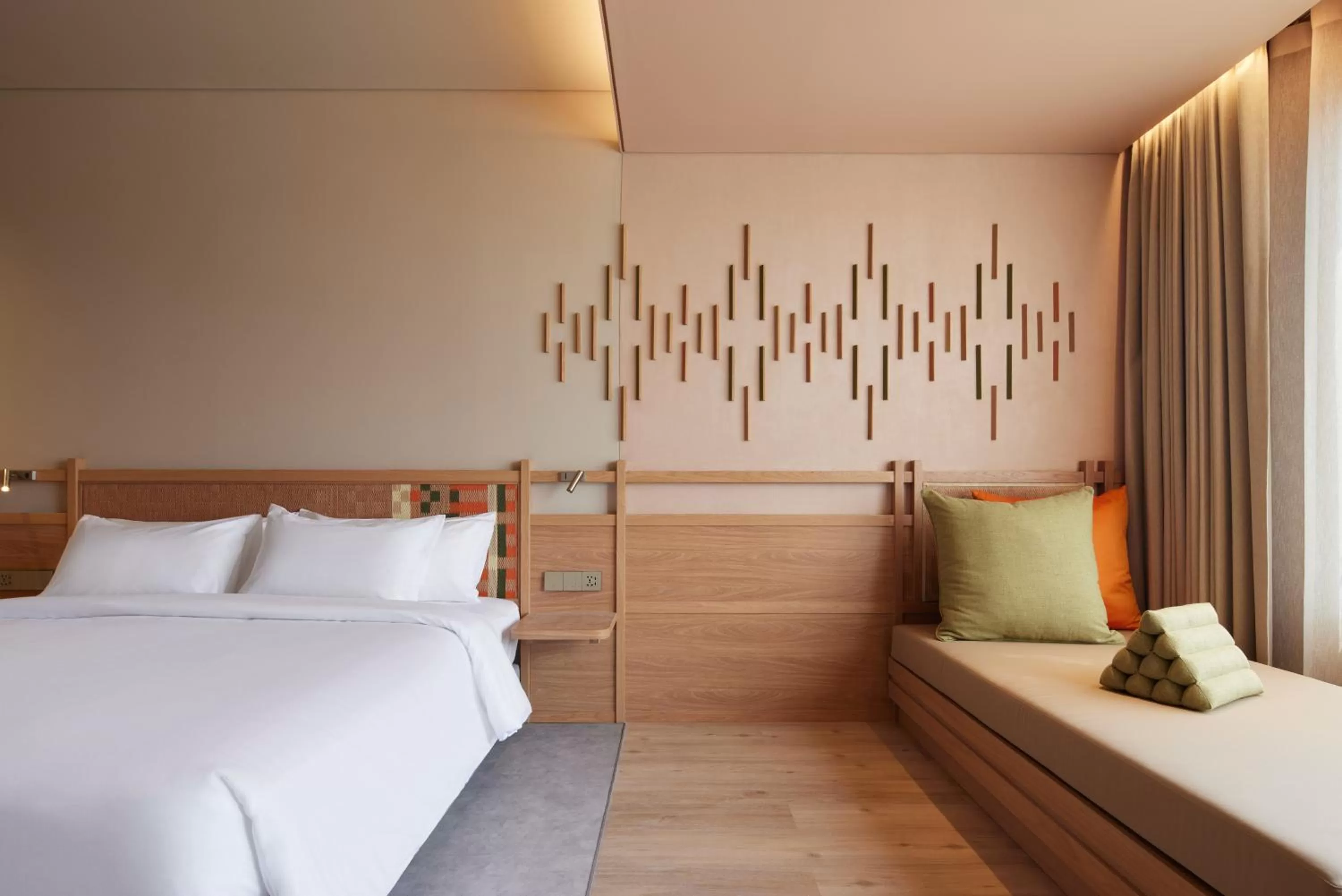 Bedroom, Bed in Centara Korat