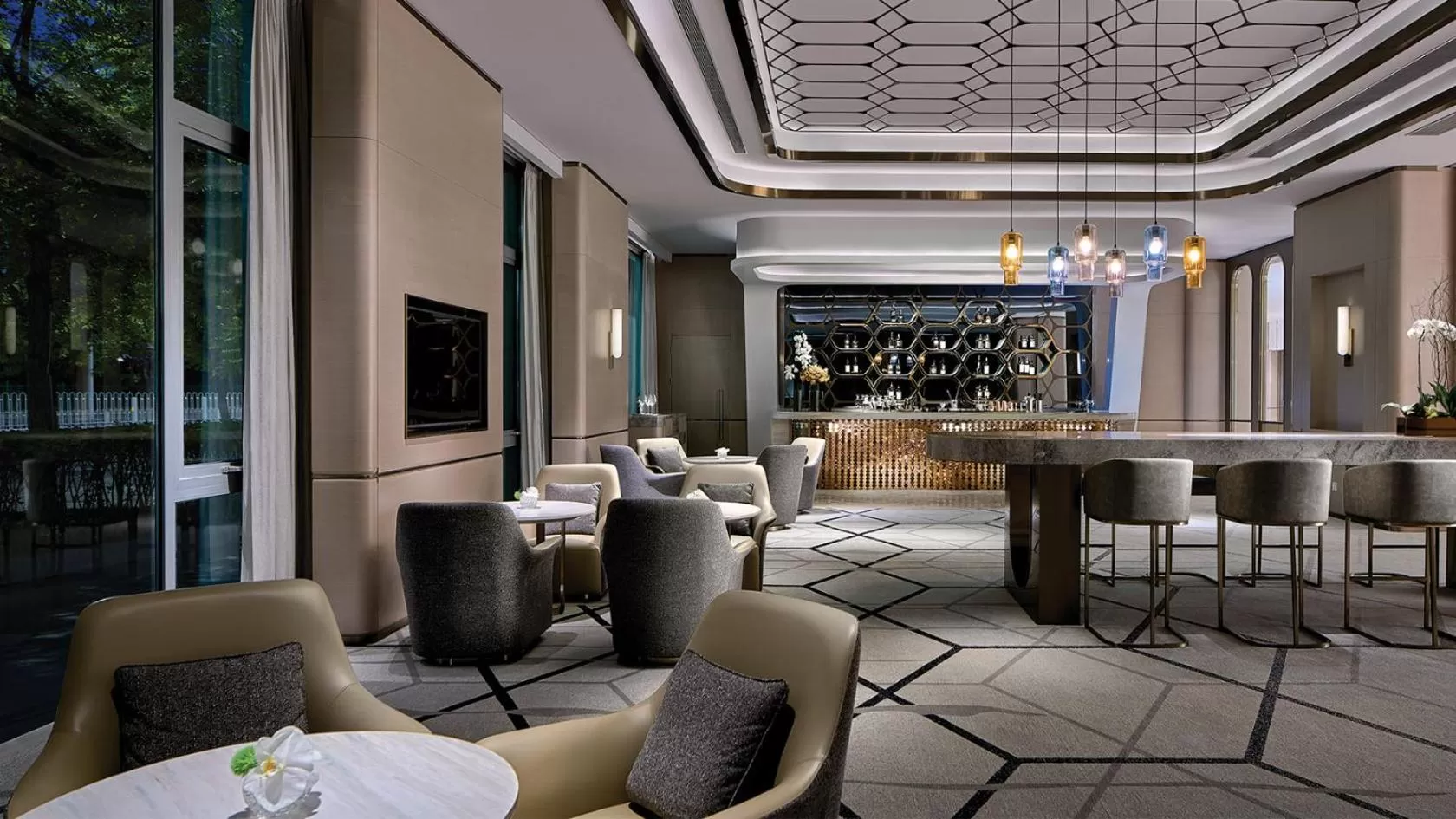 Lounge or bar in Cordis, Beijing Capital Airport By Langham Hospitality Group
