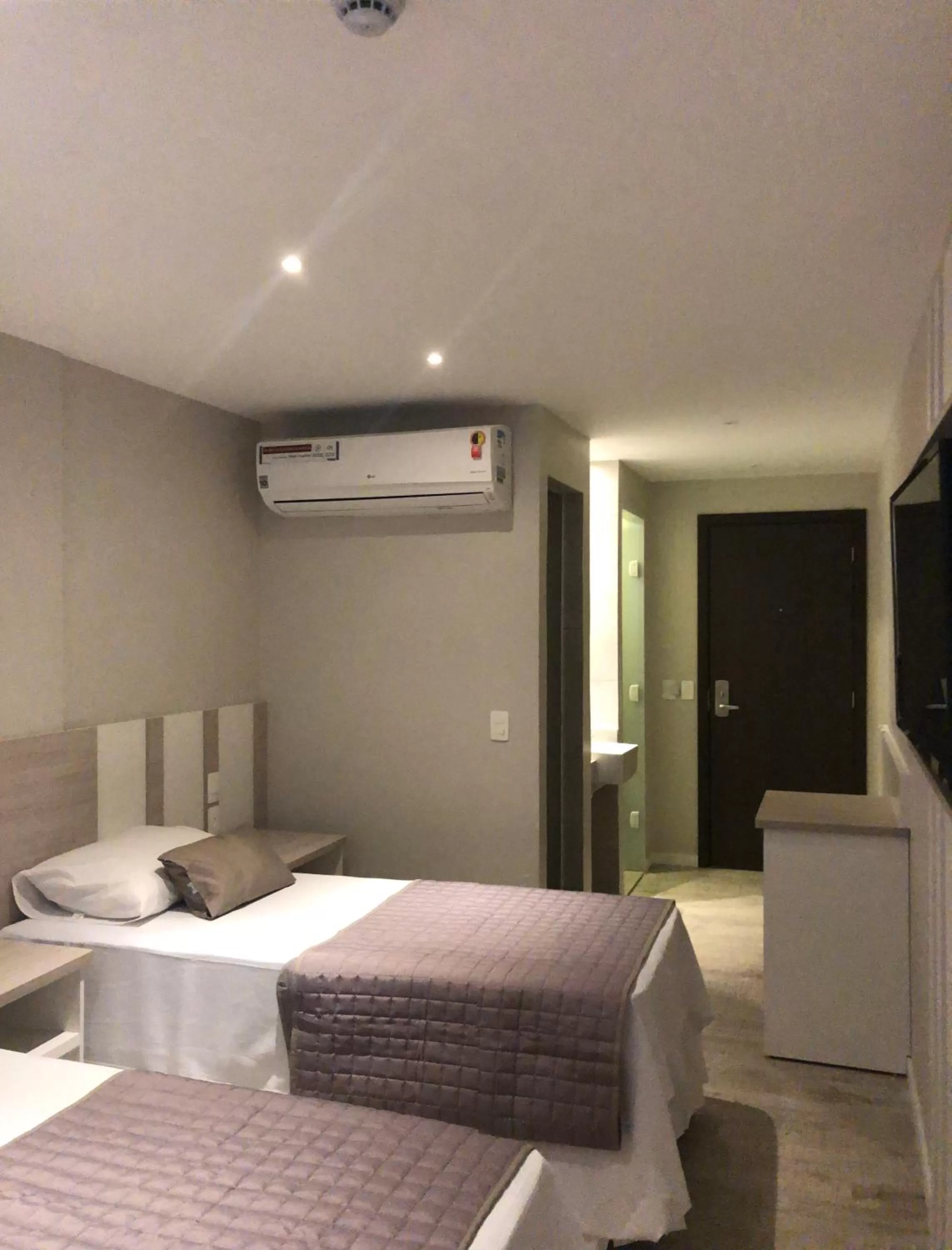 Bed in Jandira Premiêr Hotel