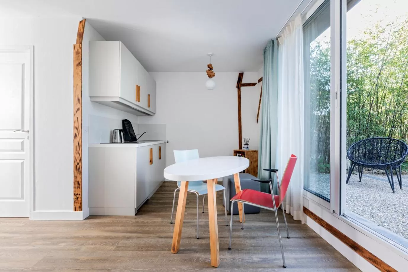 Dining area in Côté Océan Resort