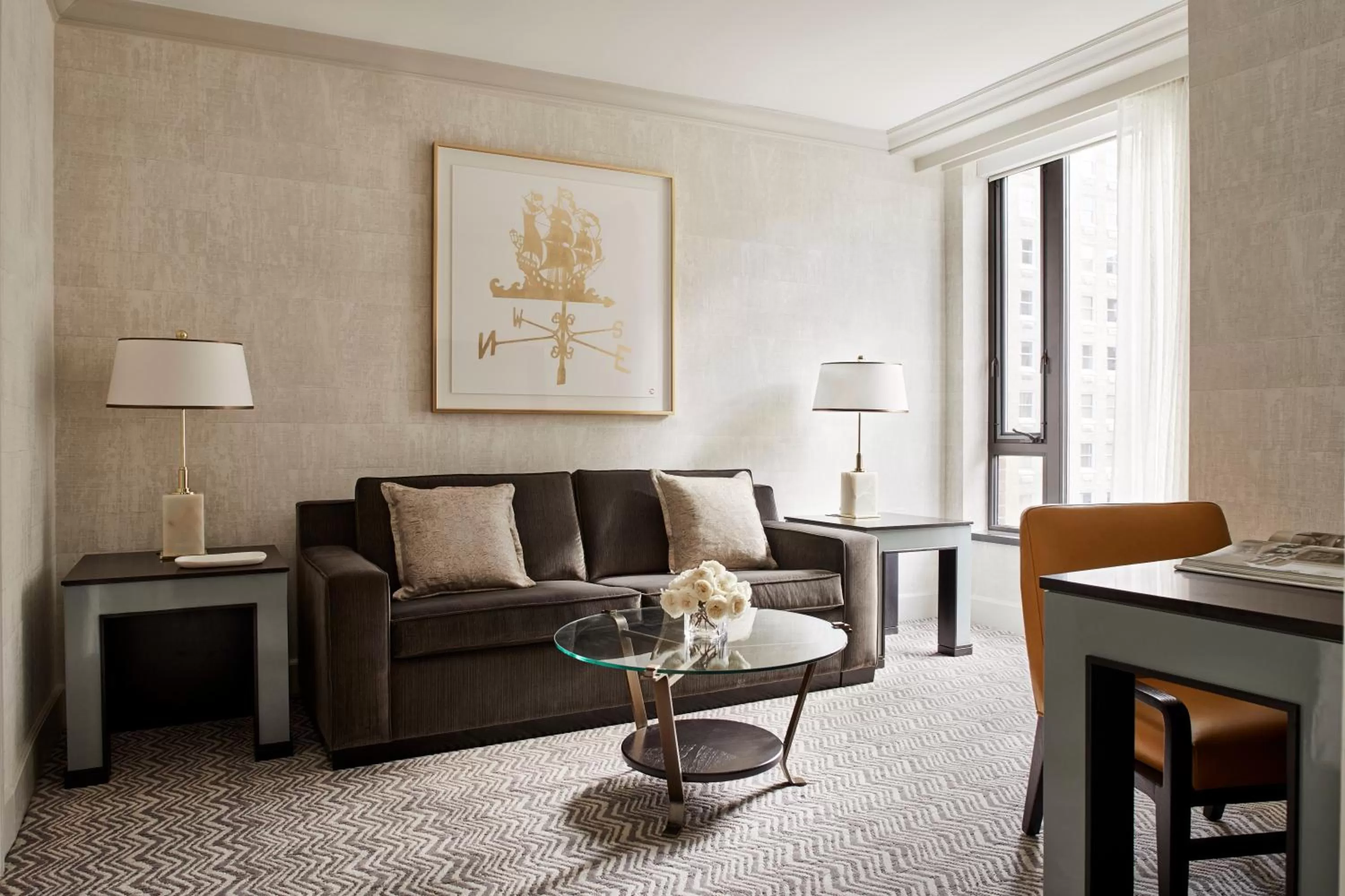 Living room in Four Seasons Boston