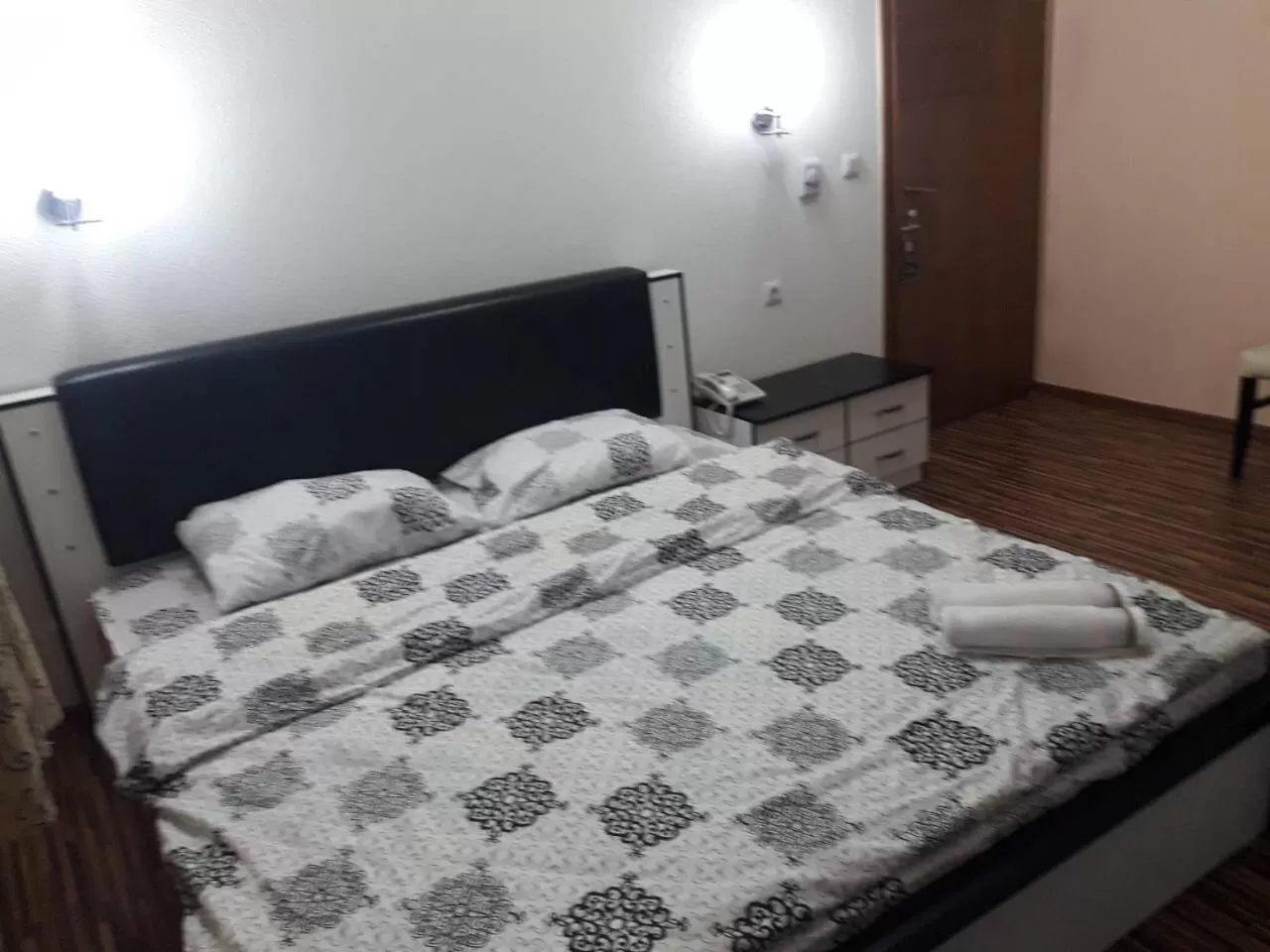 Bed in Hotel Albatros