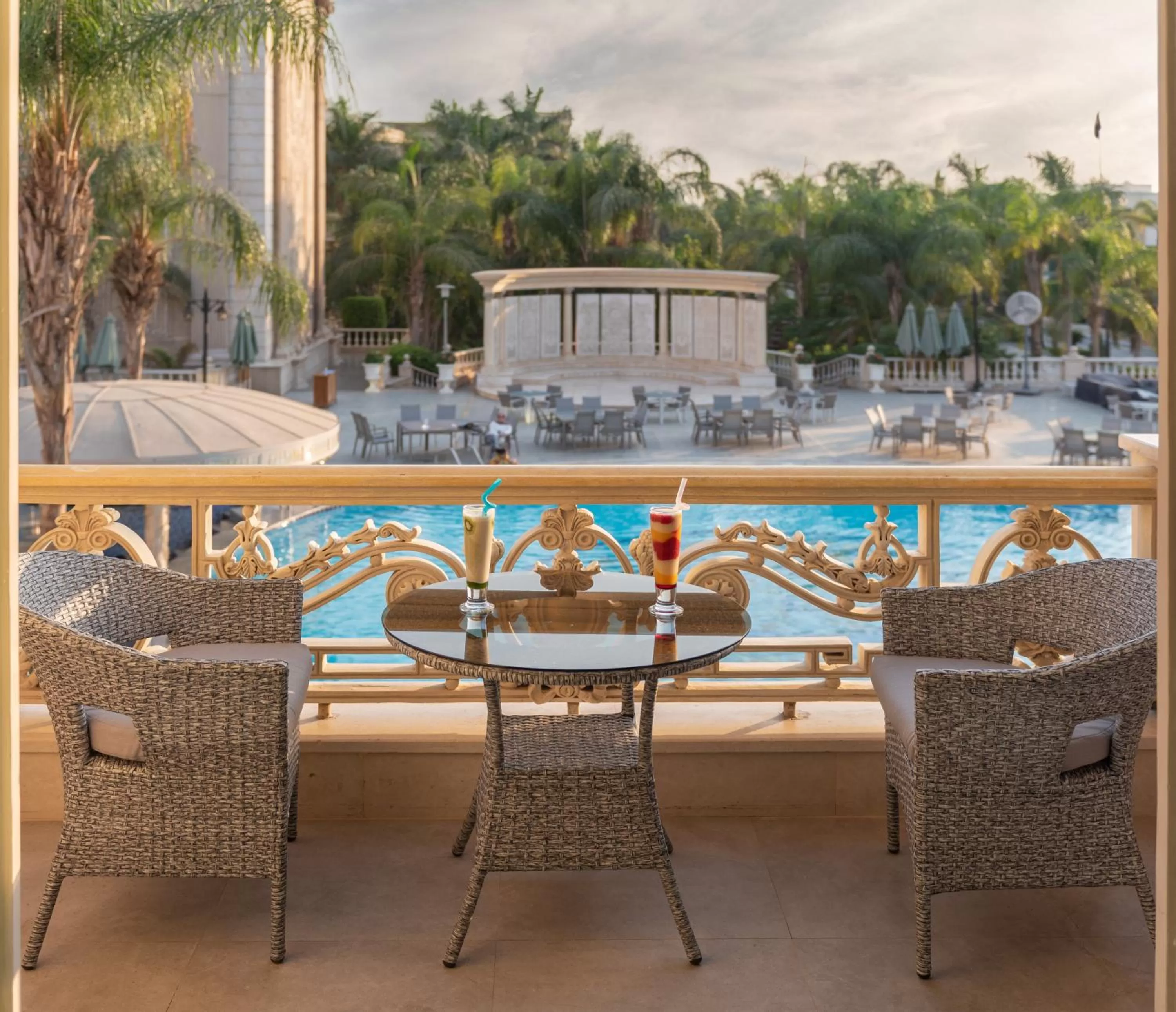 Pool view in Al Masa Hotel Nasr City