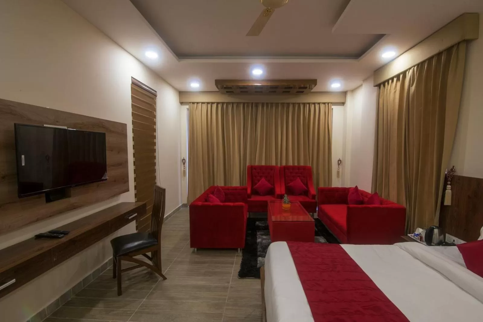TV and multimedia, TV/Entertainment Center in Shivaay Morex- A Vegetarian Hotel