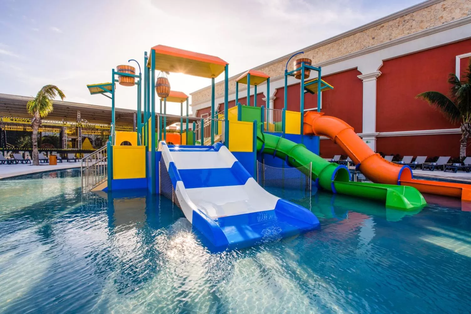 Aqua park in Hard Rock Hotel Riviera Maya - All Inclusive
