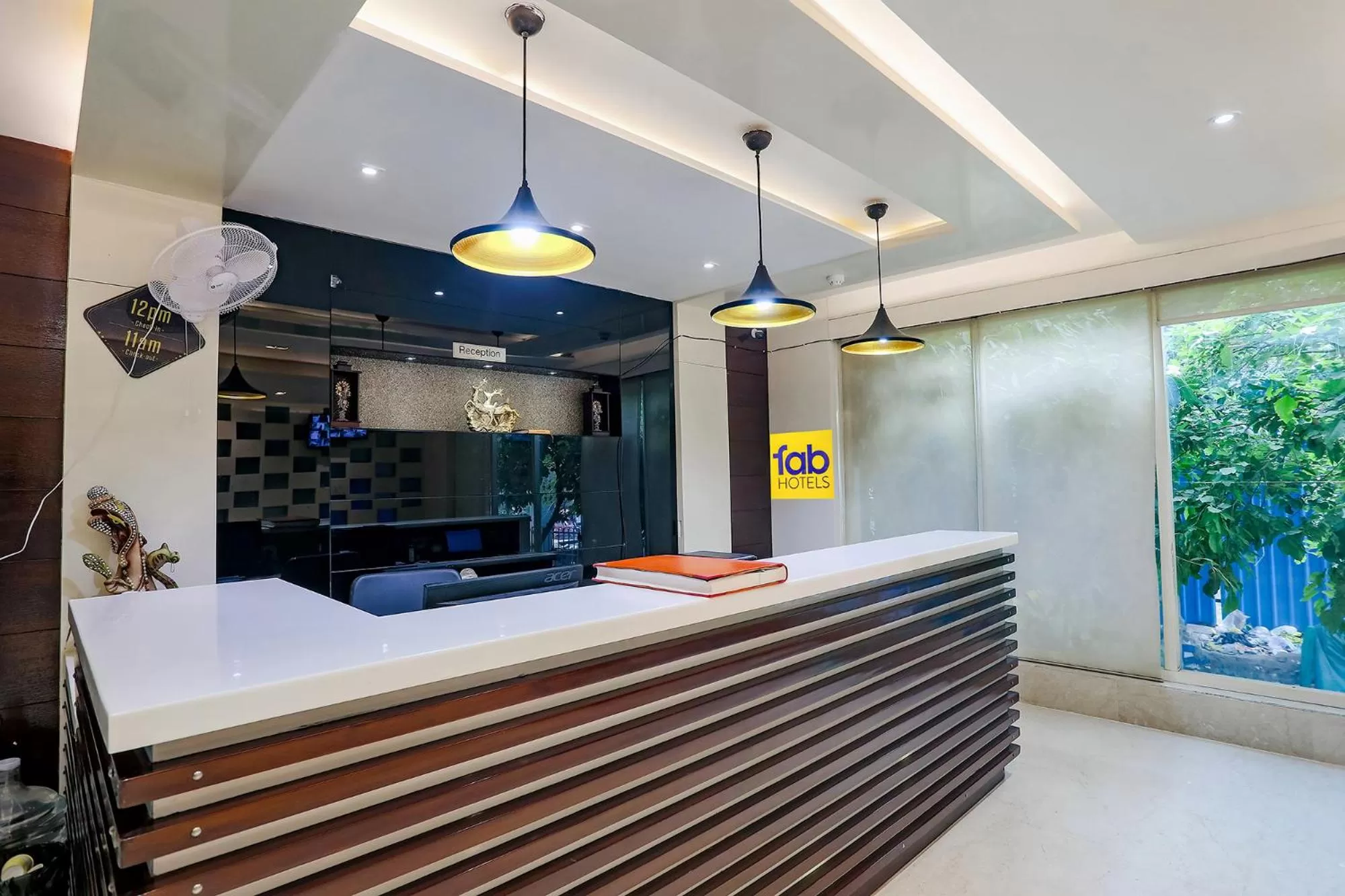 Lobby or reception in FabHotel Grand Stay