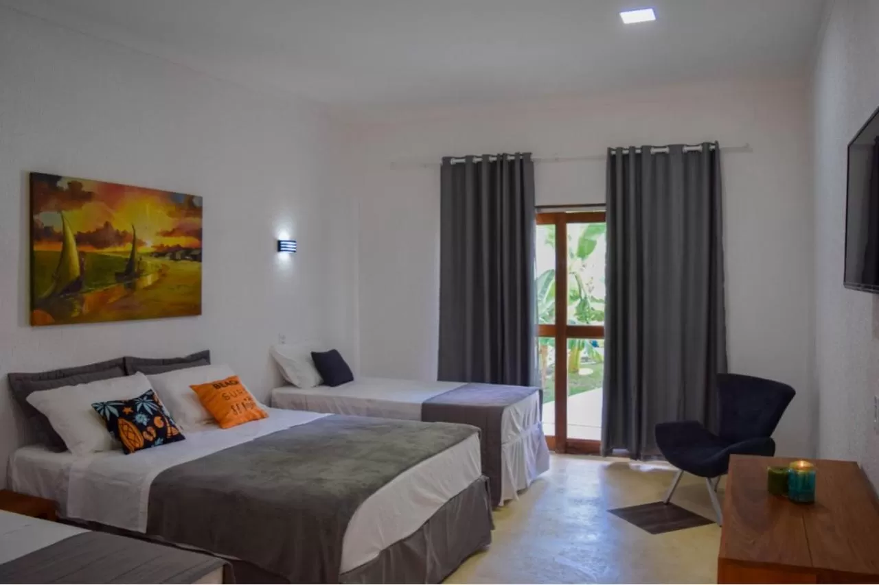 Bed in Pousada Village Sonhos Camocim