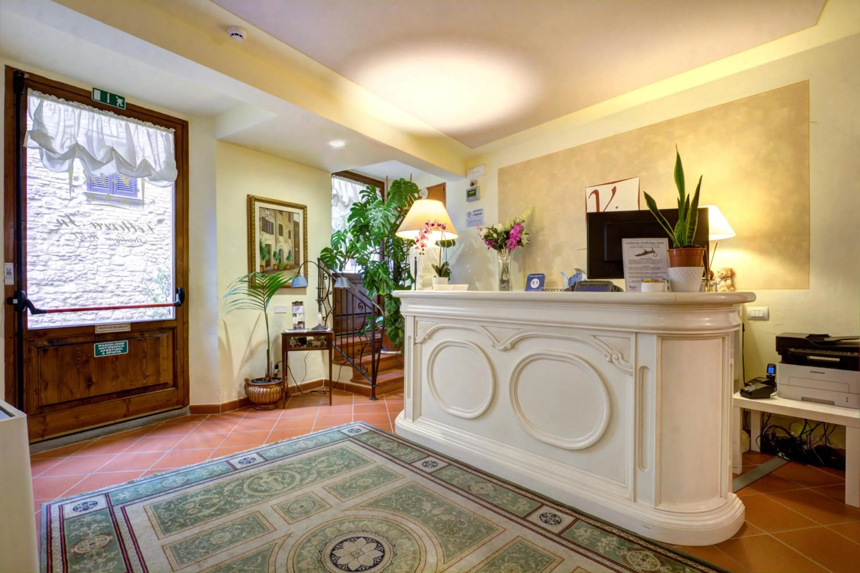 Lobby or reception in Hotel Volterra In Superior