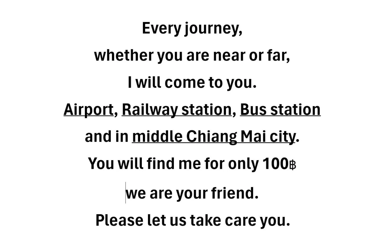 shuttle, Logo/Certificate/Sign/Award in THAI HOTEL CHIANGMAI