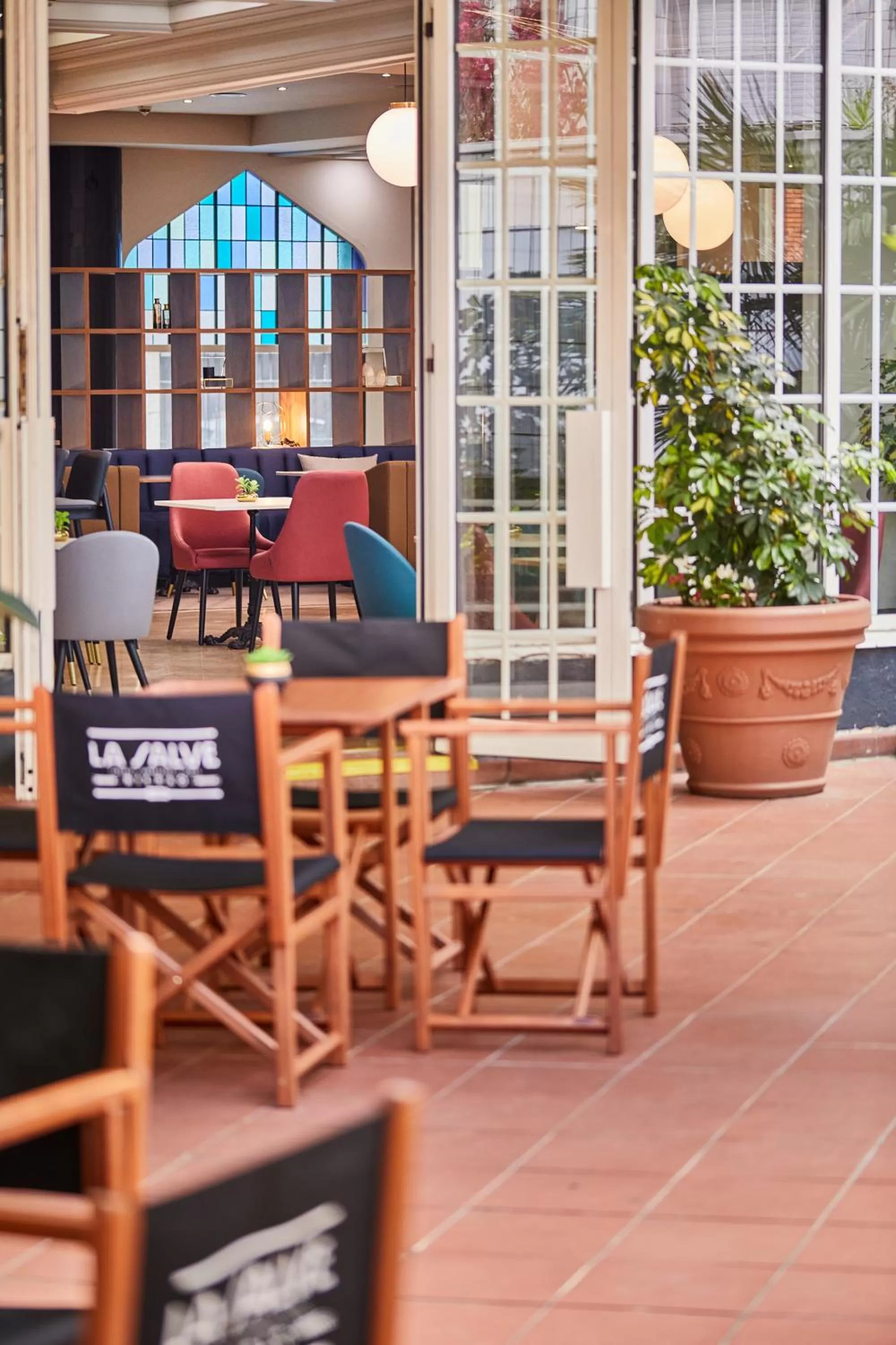 Patio in Hotel Silken Indautxu