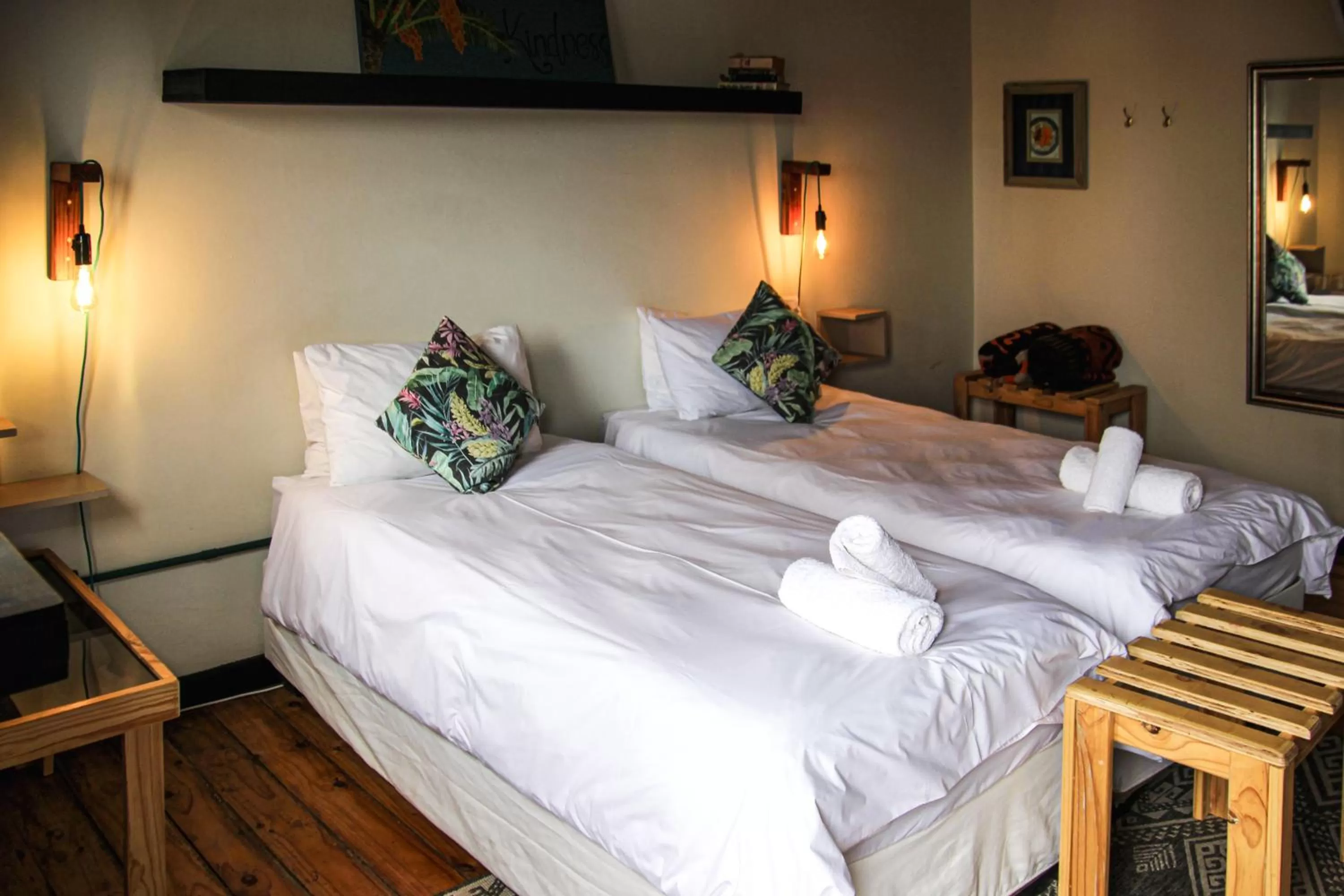 Bed in The Residence at Villa Wiese