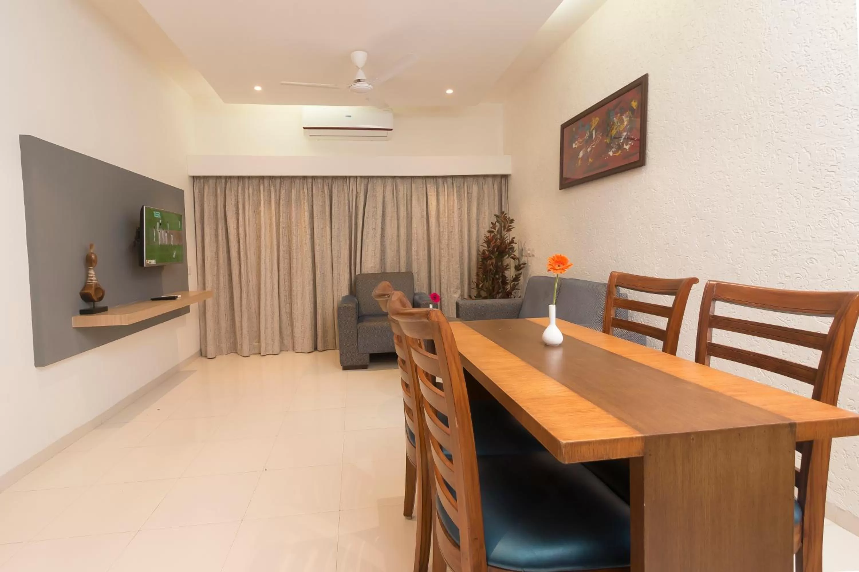 Living room in 7 Apple Resort Lonavala