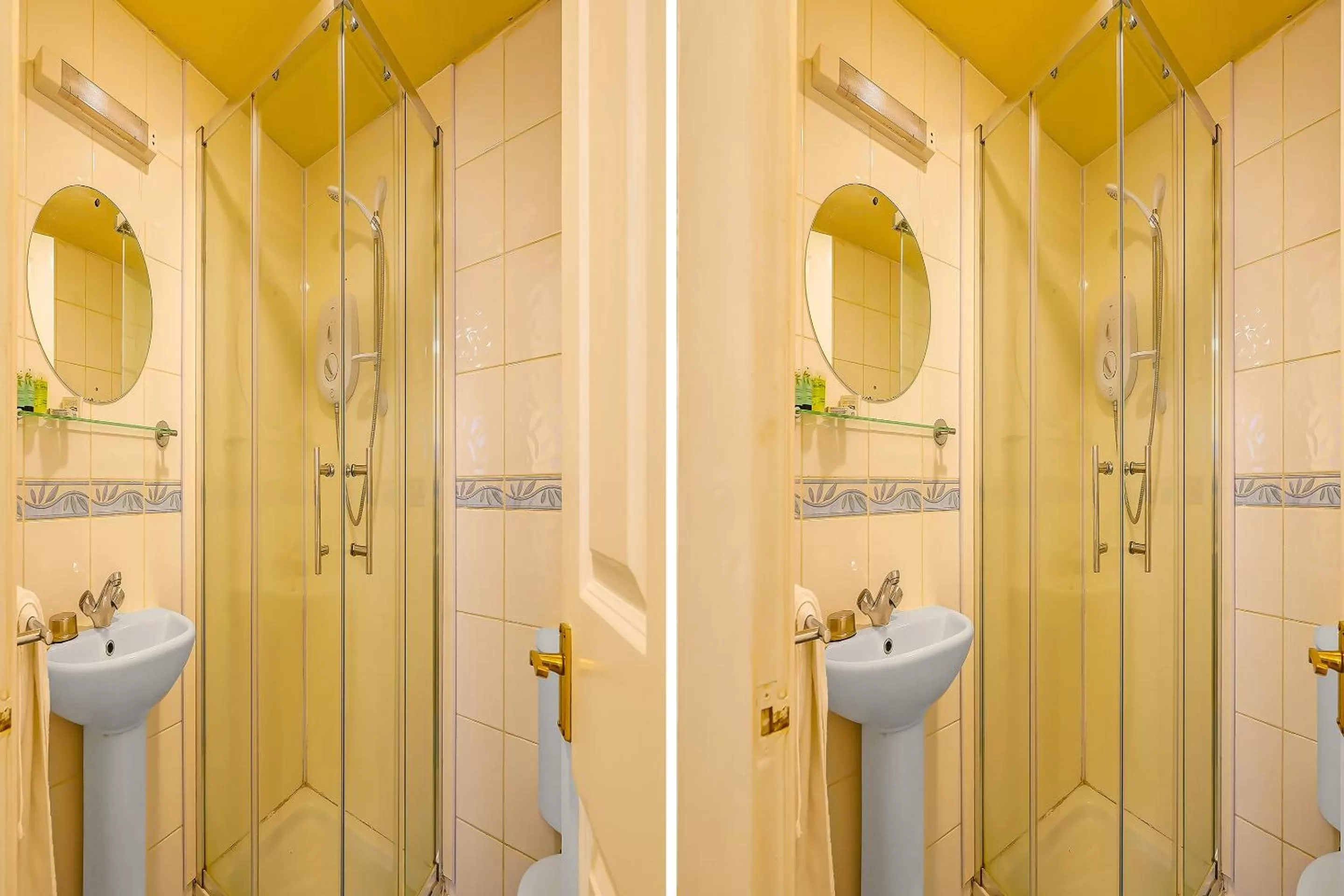 Bathroom in OYO The White Horse, Ripon North Yorkshire