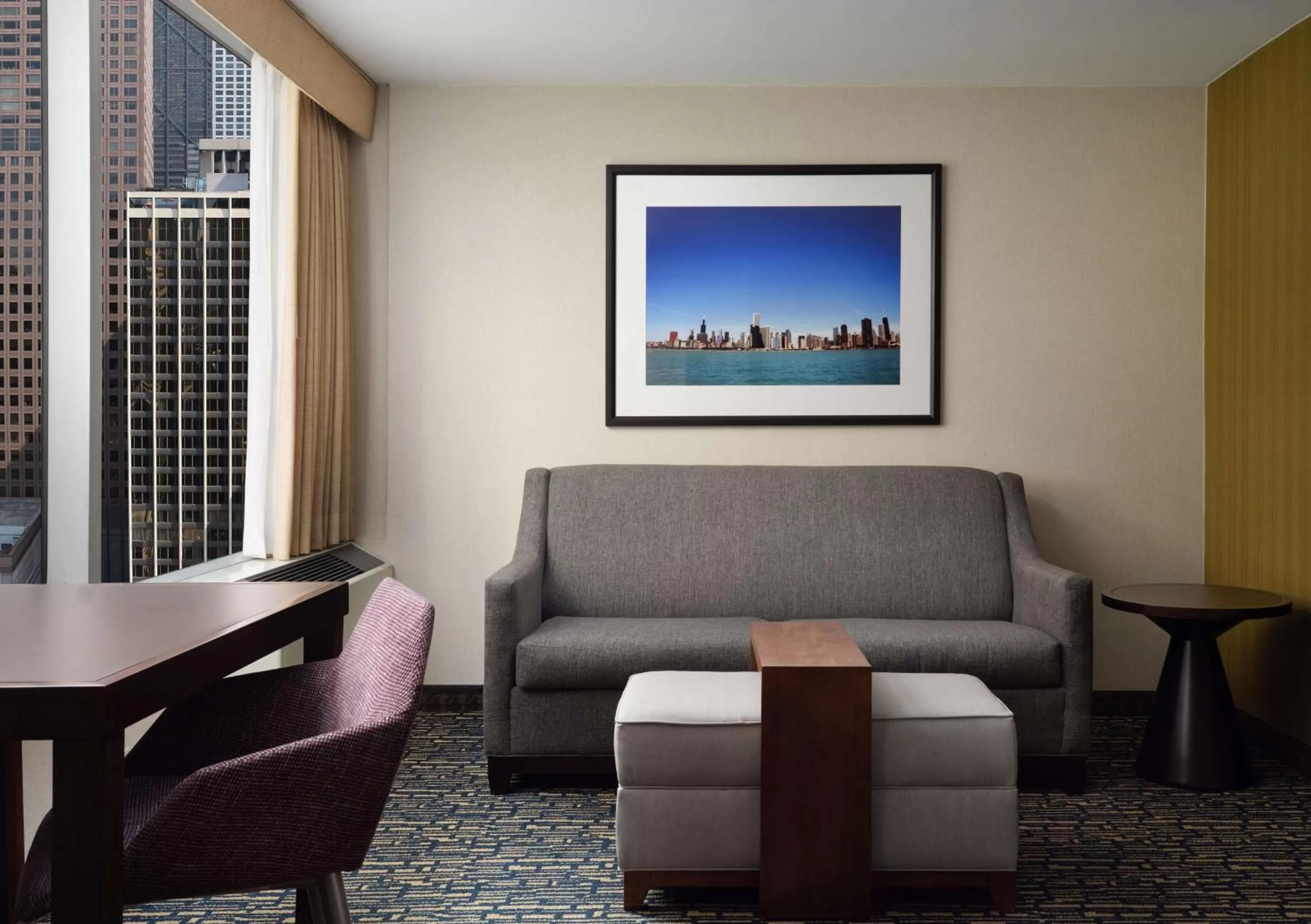 Living room in Homewood Suites by Hilton Chicago Downtown - Magnificent Mile
