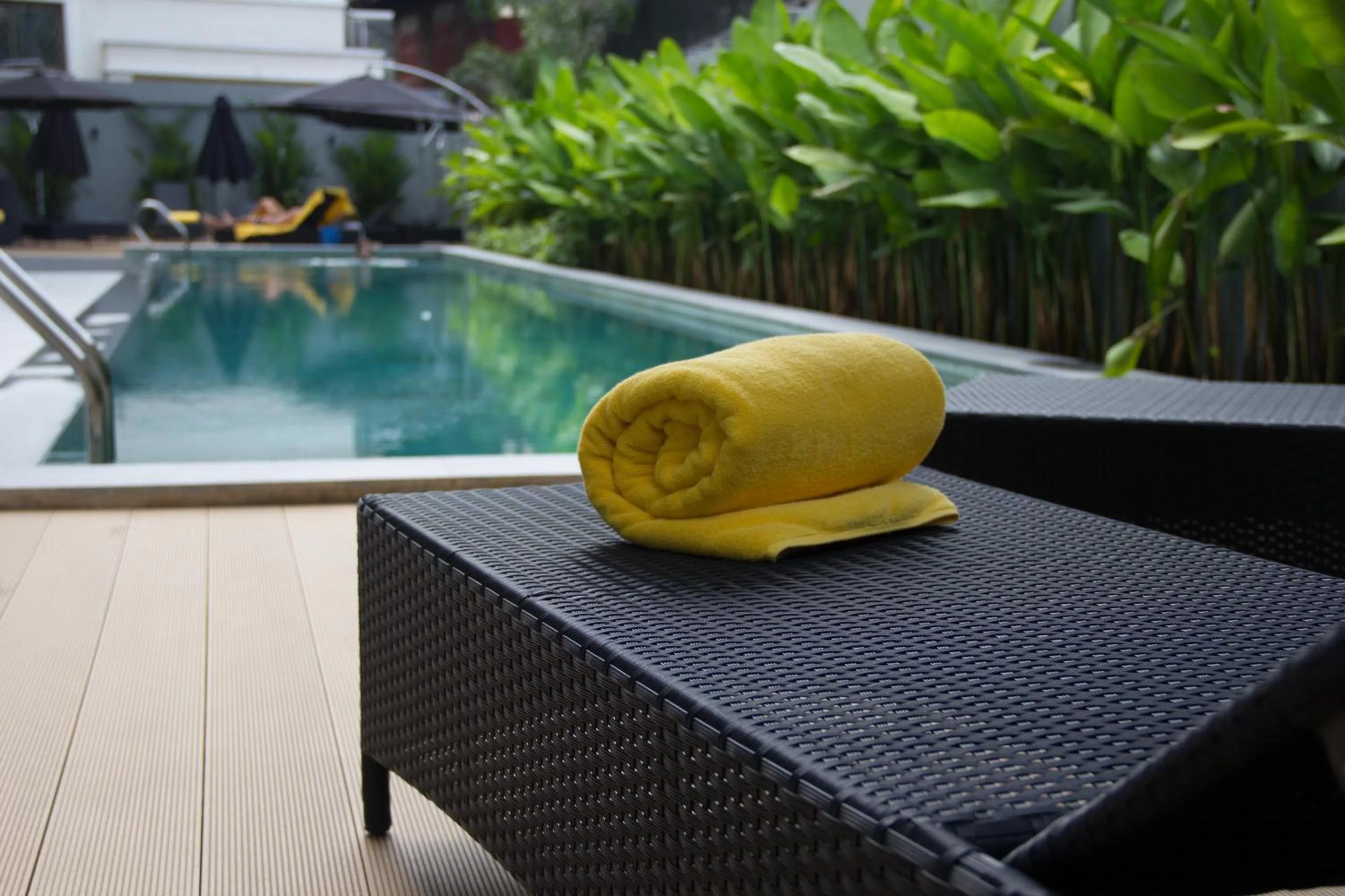 Swimming pool in iSanook Bangkok