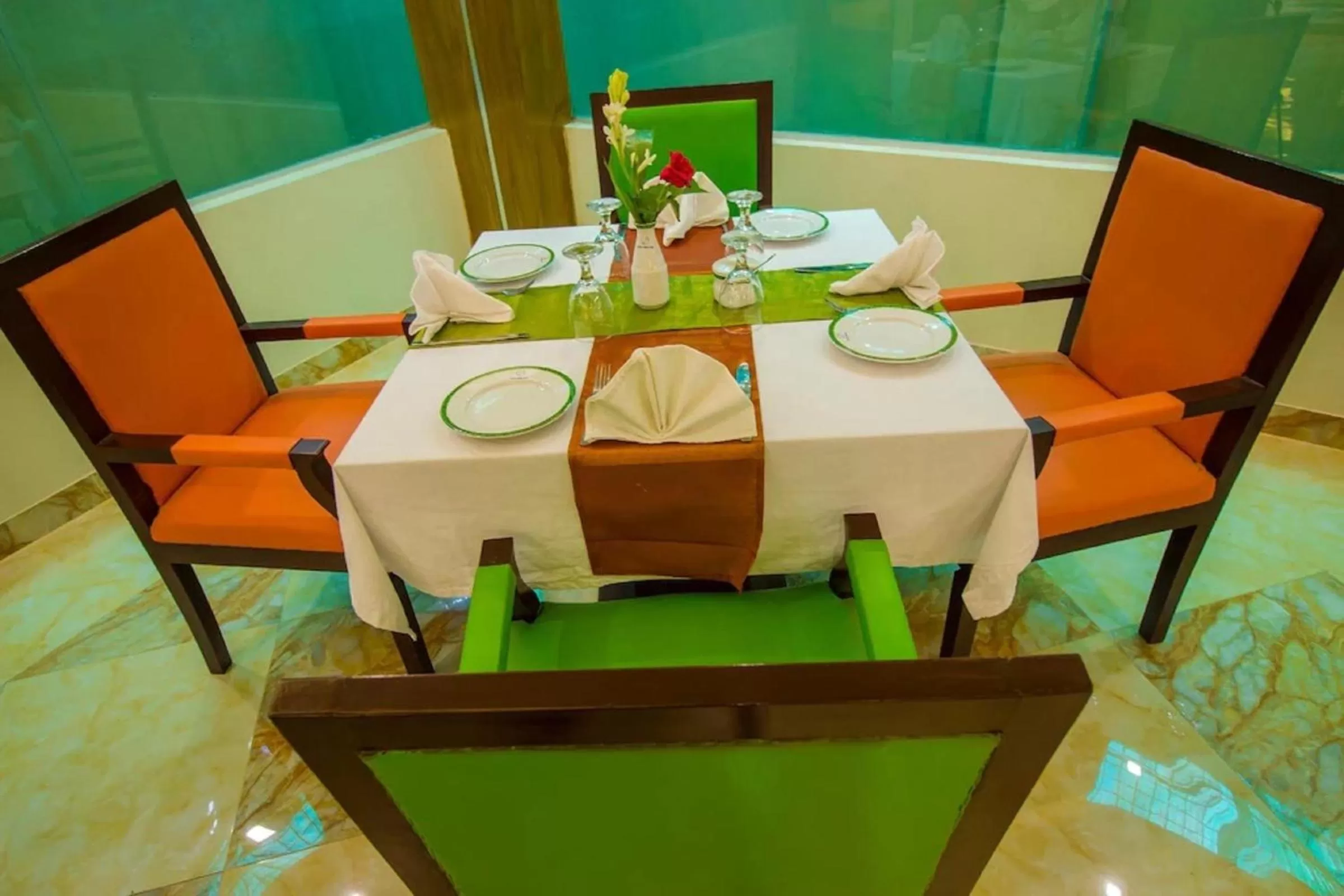 Dining area in Hotel Gulshan Lake View