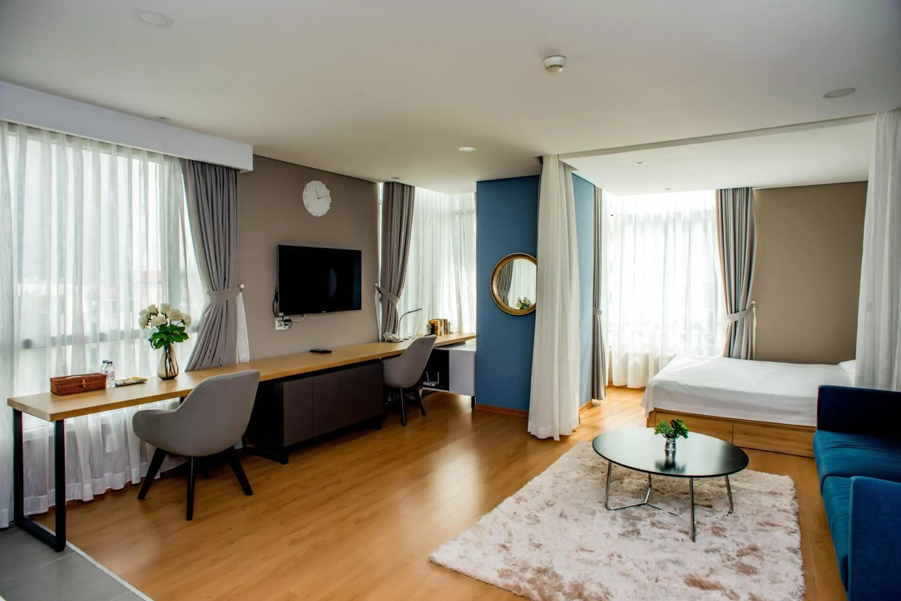 Deluxe Double Studio in Lancaster Ho Chi Minh Serviced Apartment Official Deluxe Double Studio in Lancaster Ho Chi Minh Serviced Apartment Official