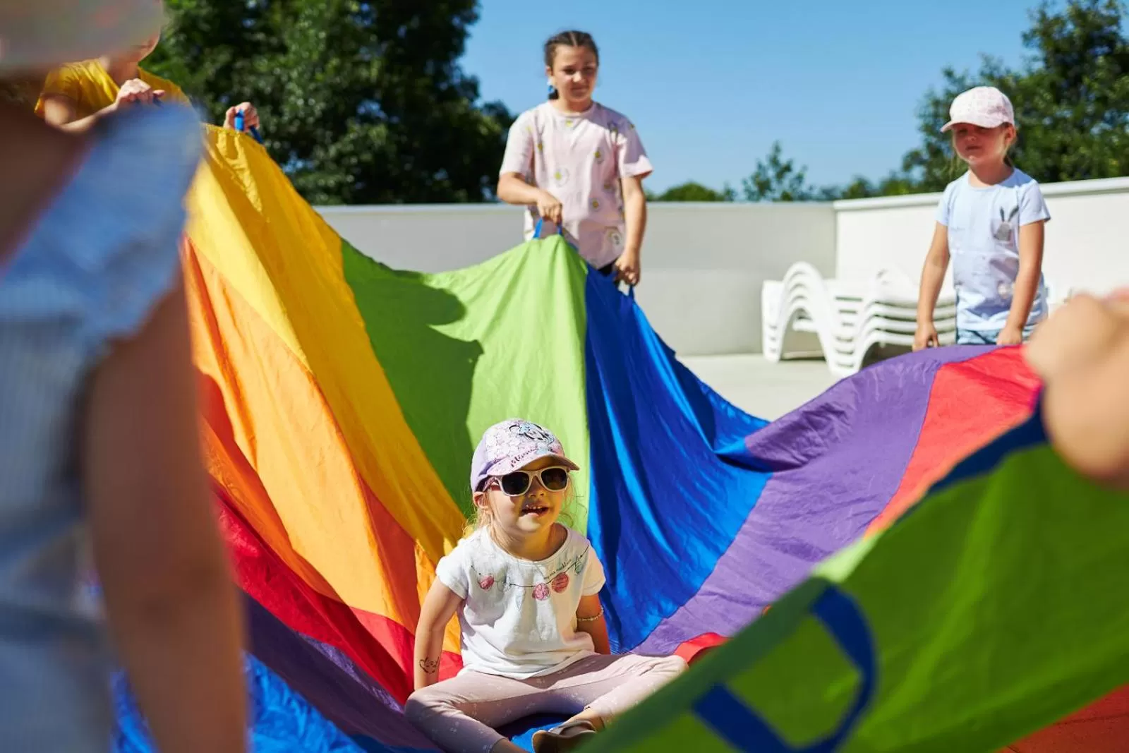 People in Molo Park Mielno