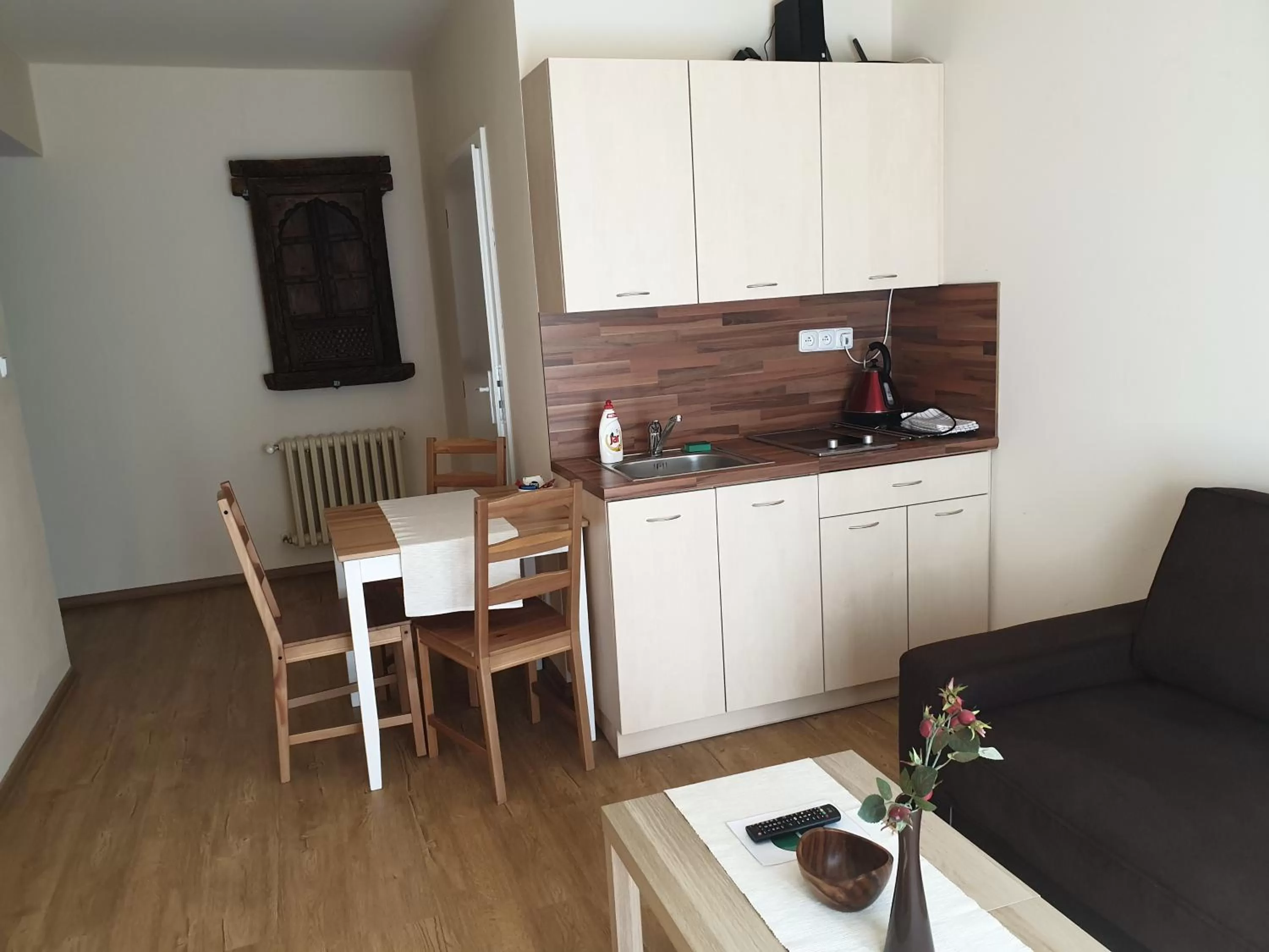 Kitchen or kitchenette, Kitchen/Kitchenette in Hotel Zámeček na Čeladné