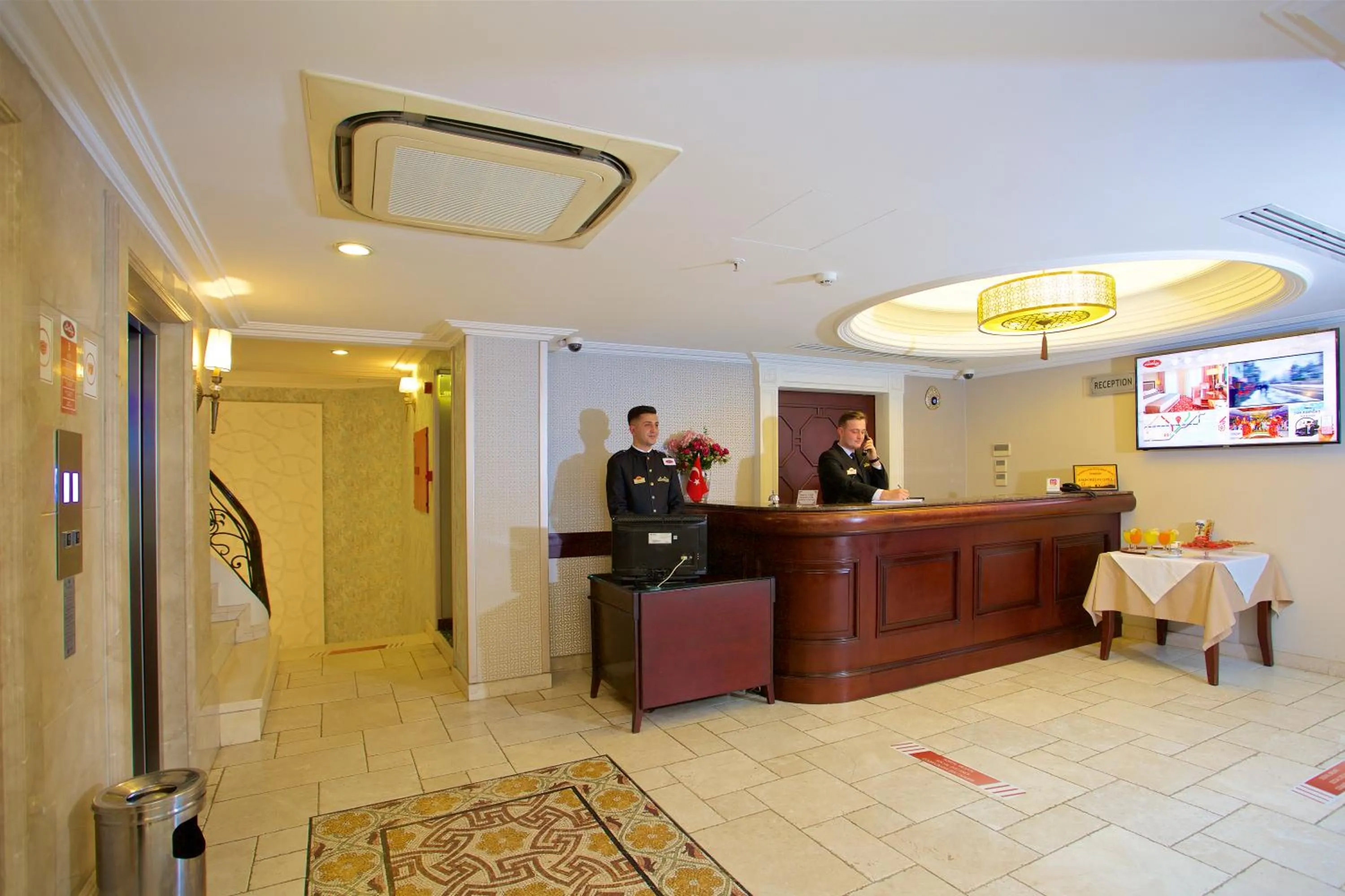 Staff in Emporium Hotel