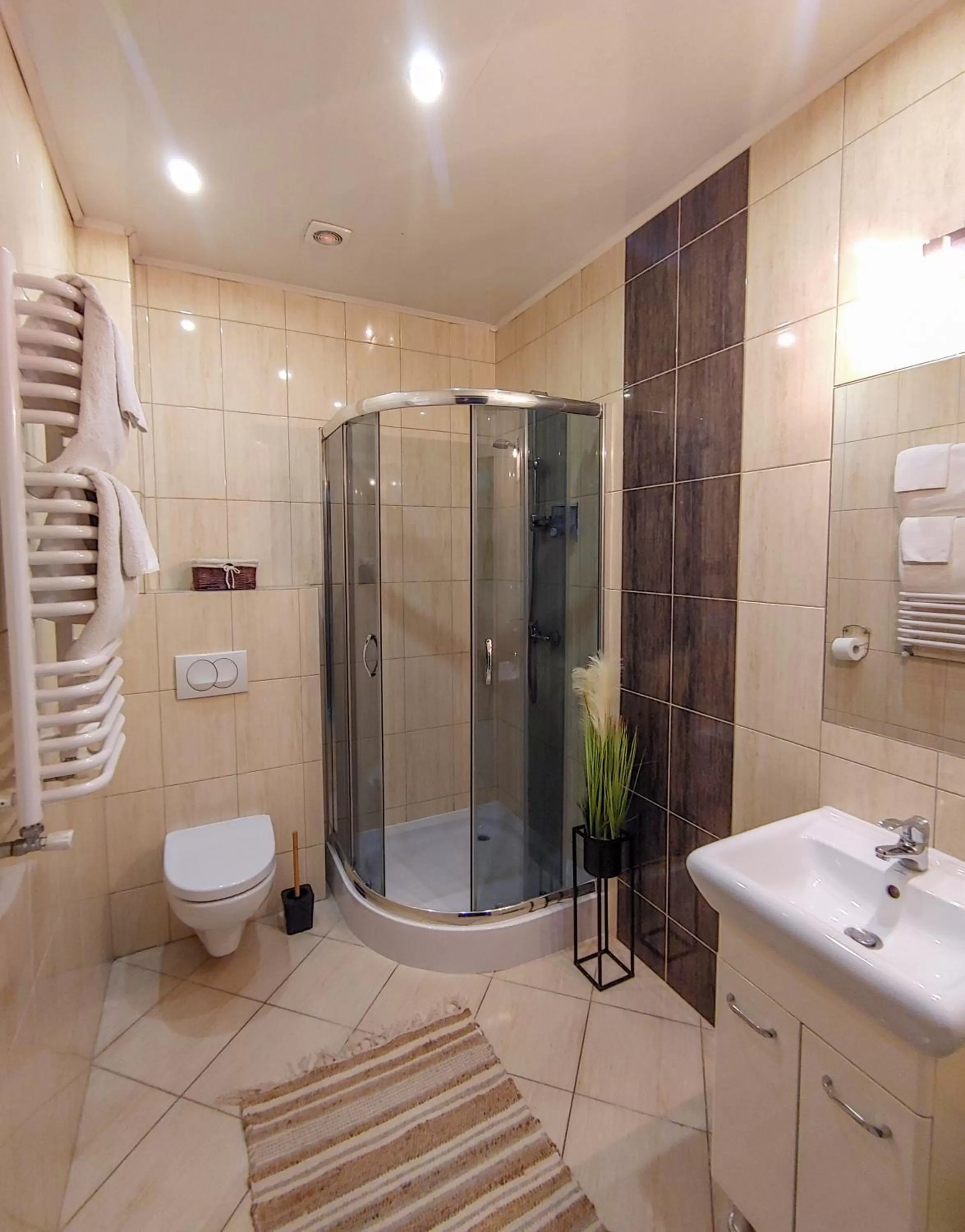 Shower in Pokoje Bakos Radocza