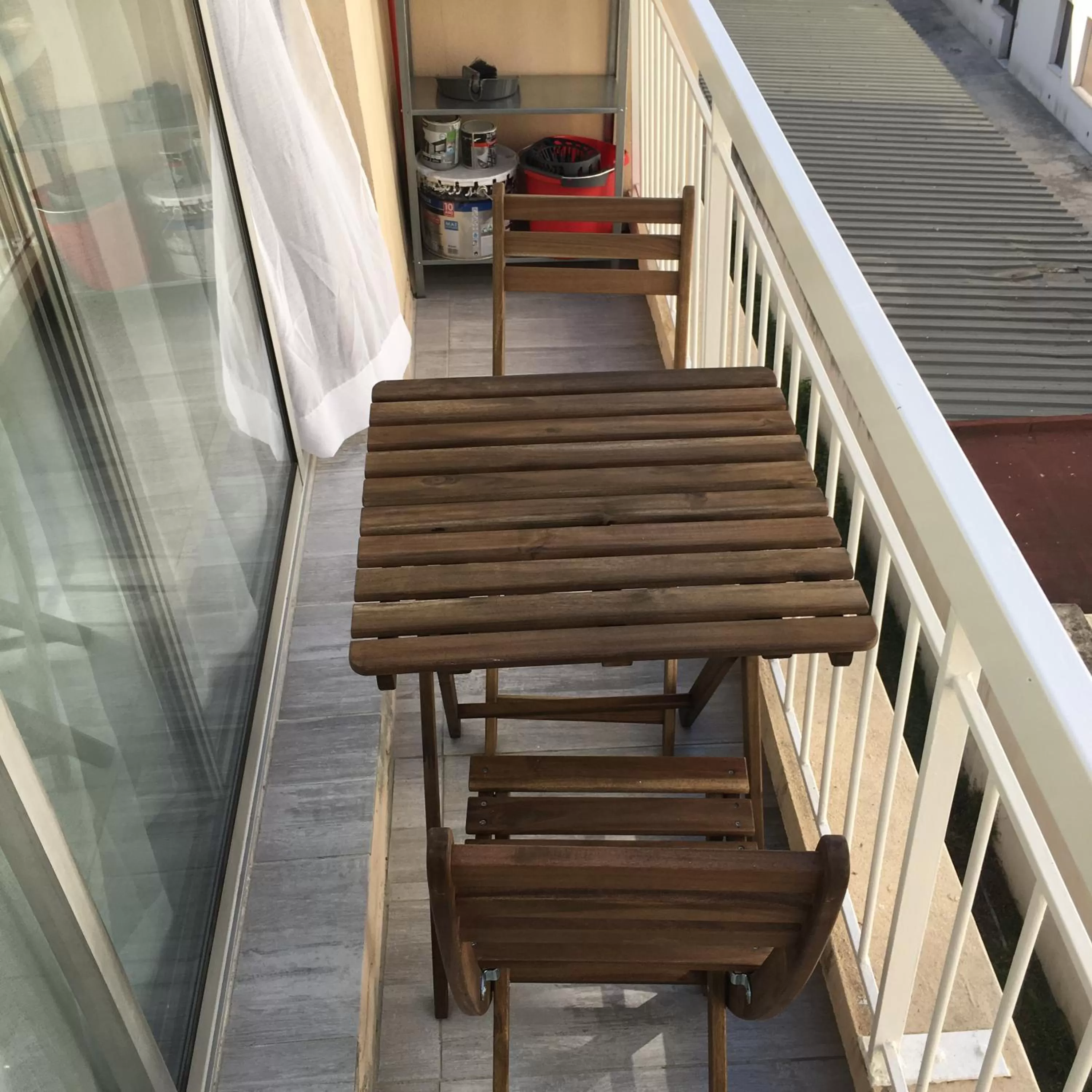 Kitchen or kitchenette in Studio carré d'or situé à 50 m de la plage