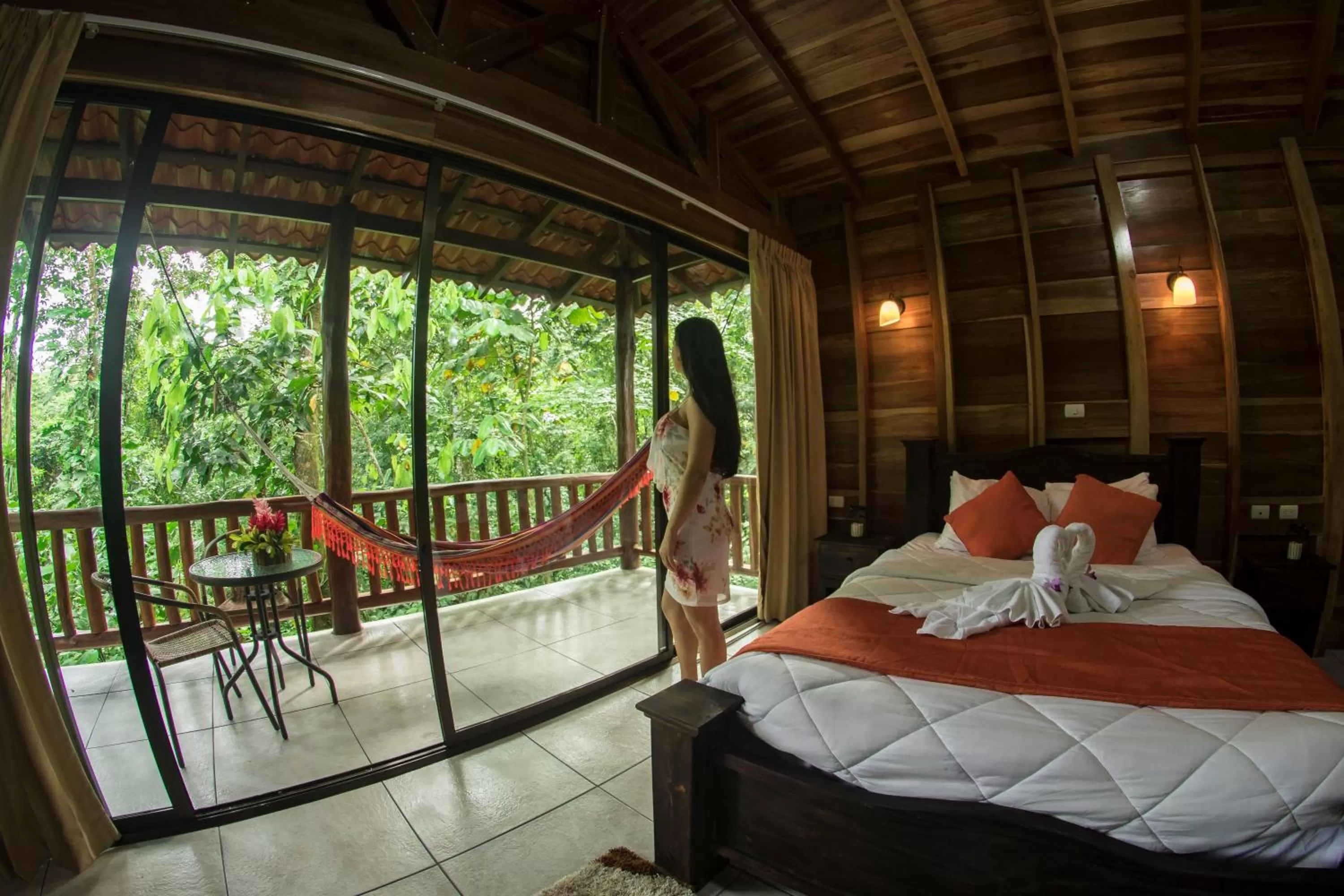 Bed in Hotel Rancho Cerro Azul