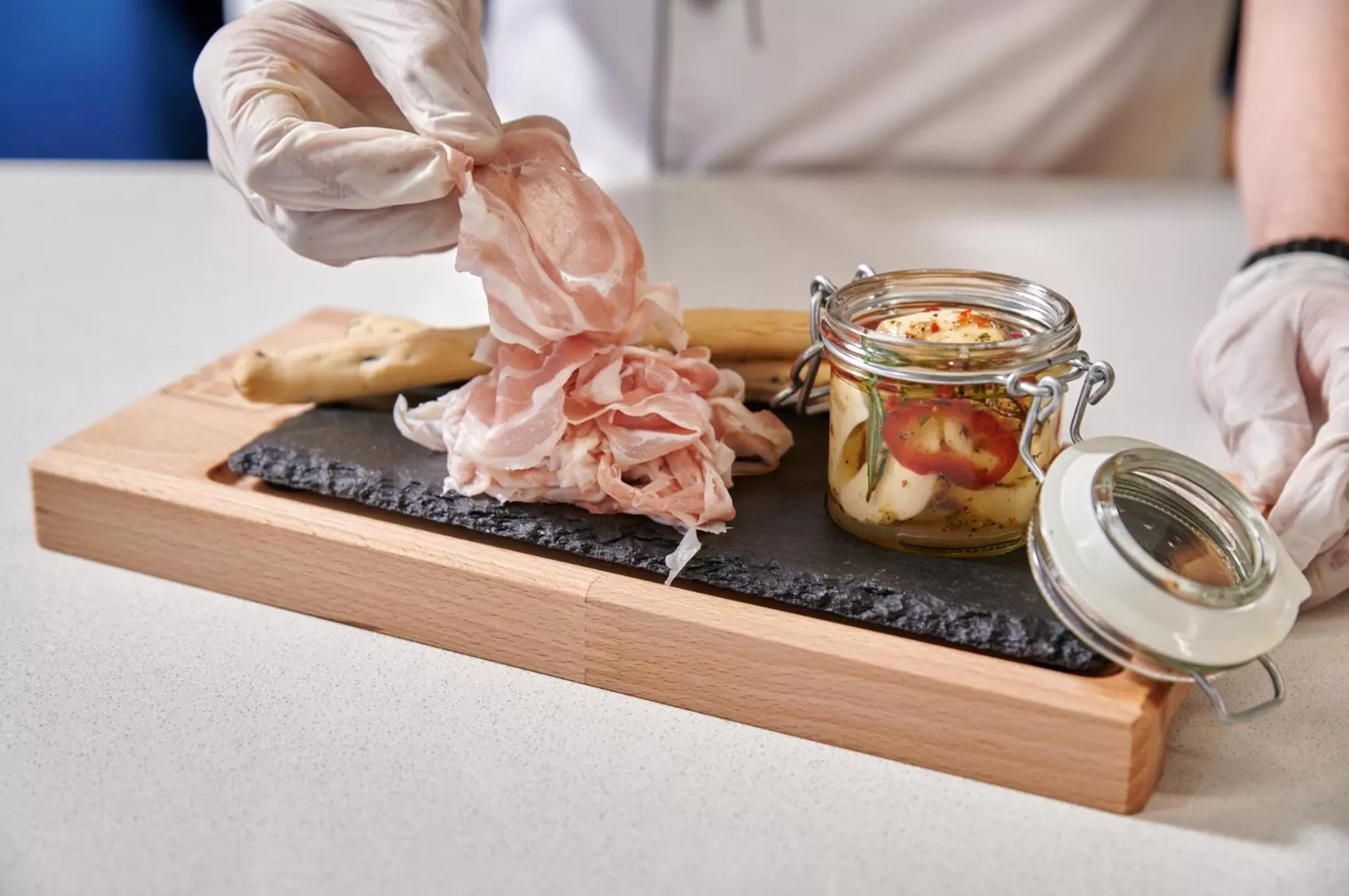 Food close-up in Hotel Štekl