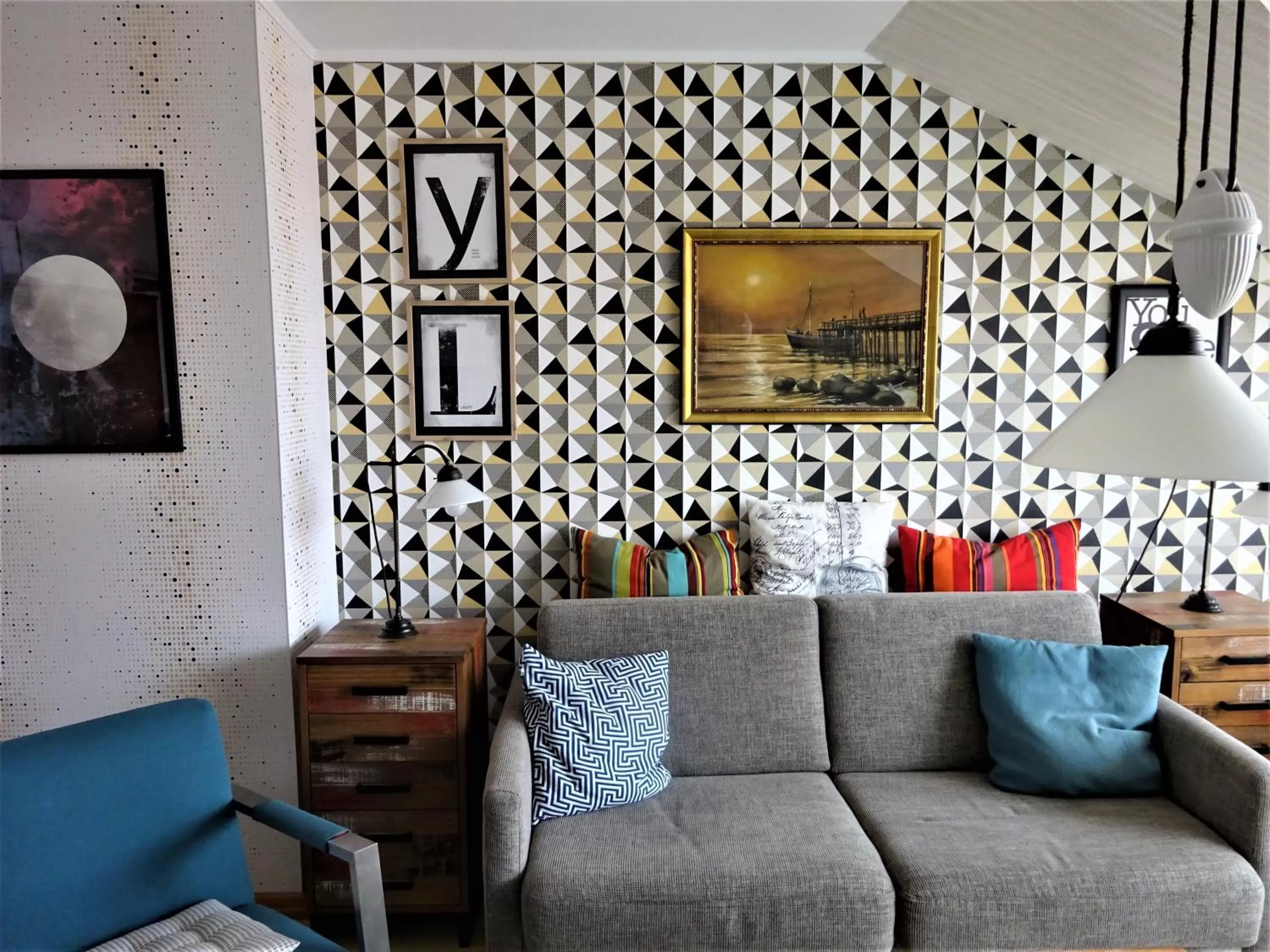 Living room, Seating Area in Pension Zur Fährbrücke