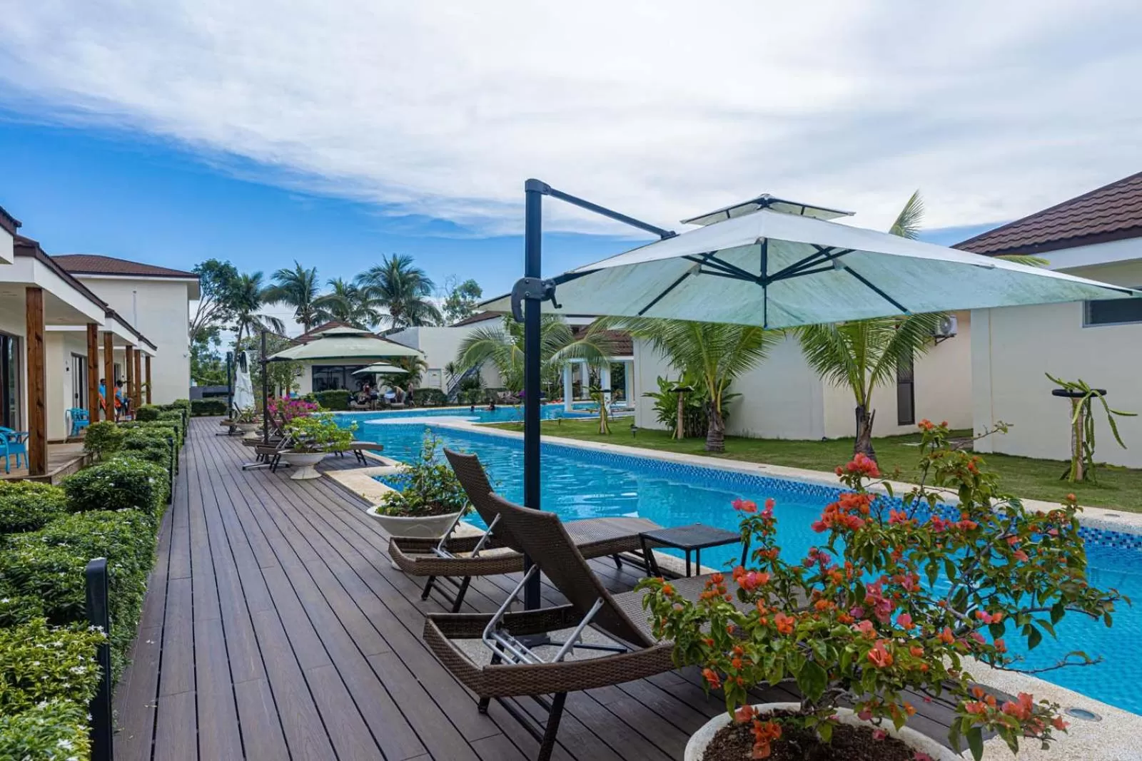 Swimming pool in Amphitrite Resort