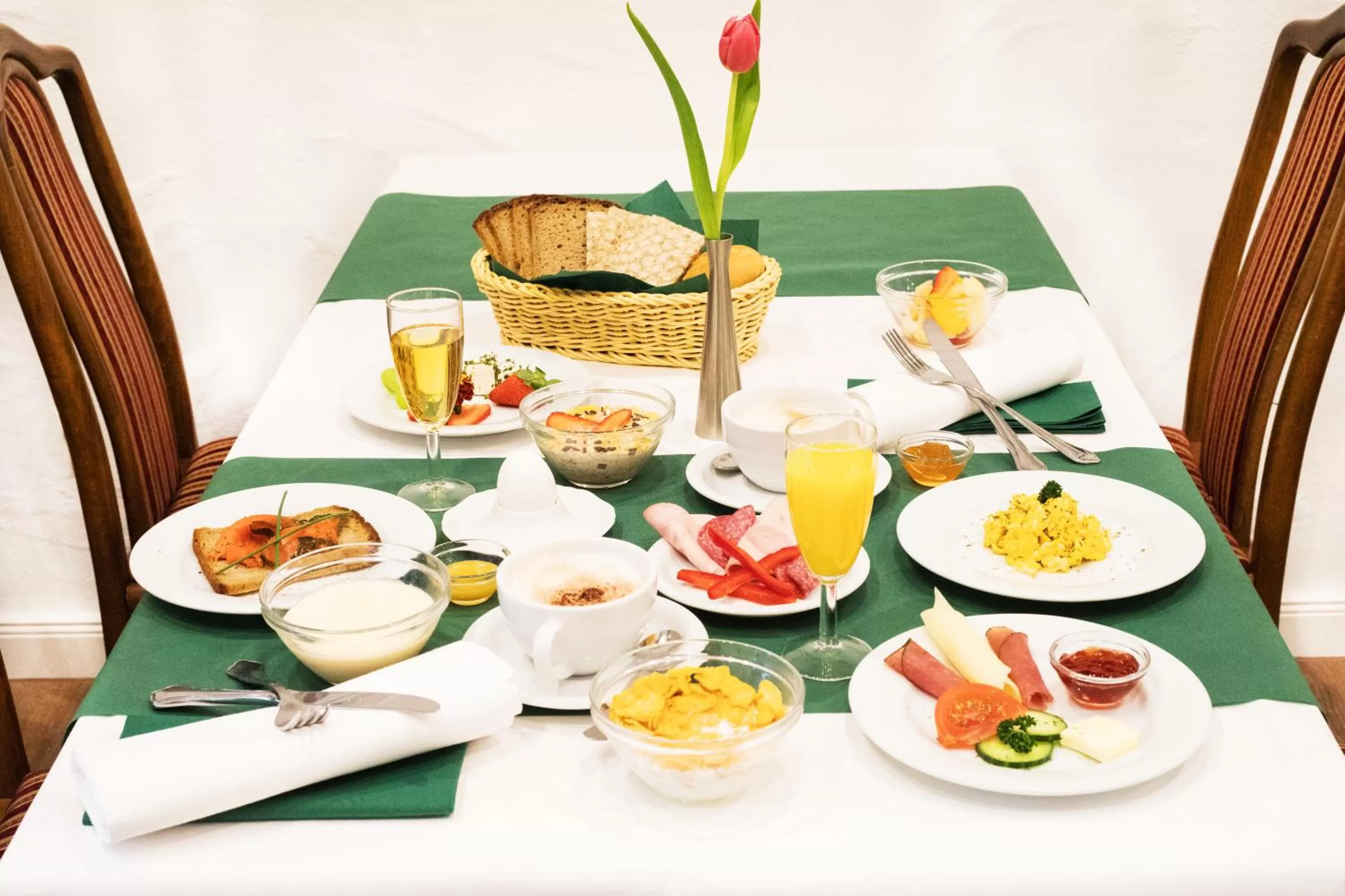 Breakfast in Hotel Restaurant Waldlust