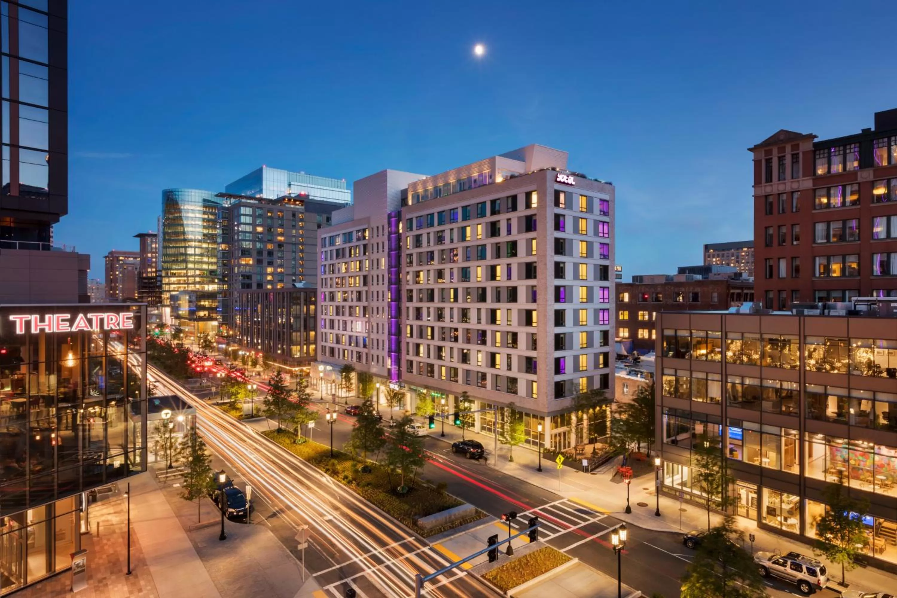 City view in YOTEL Boston