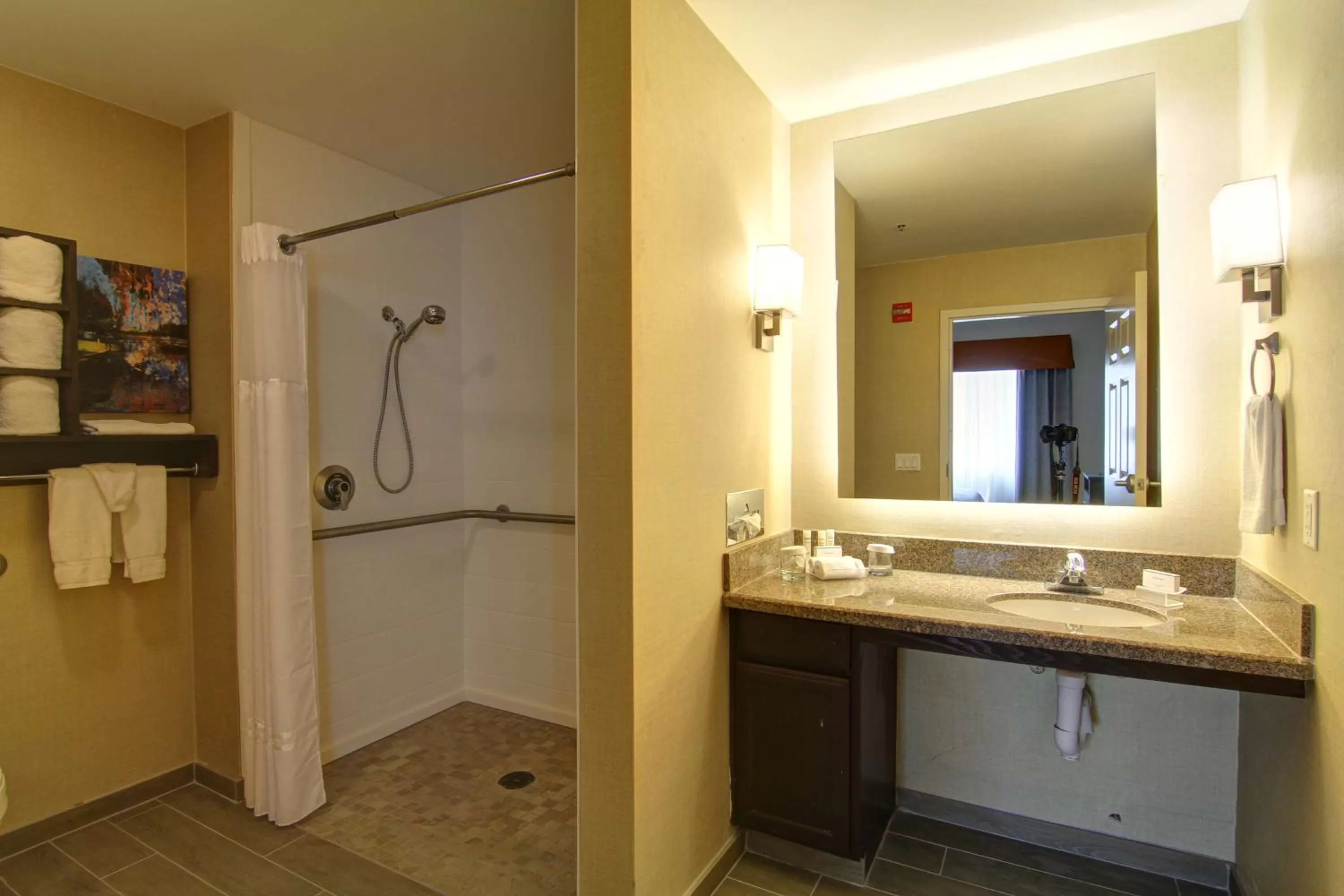 Bathroom in Homewood Suites Houston Kingwood Parc Airport Area