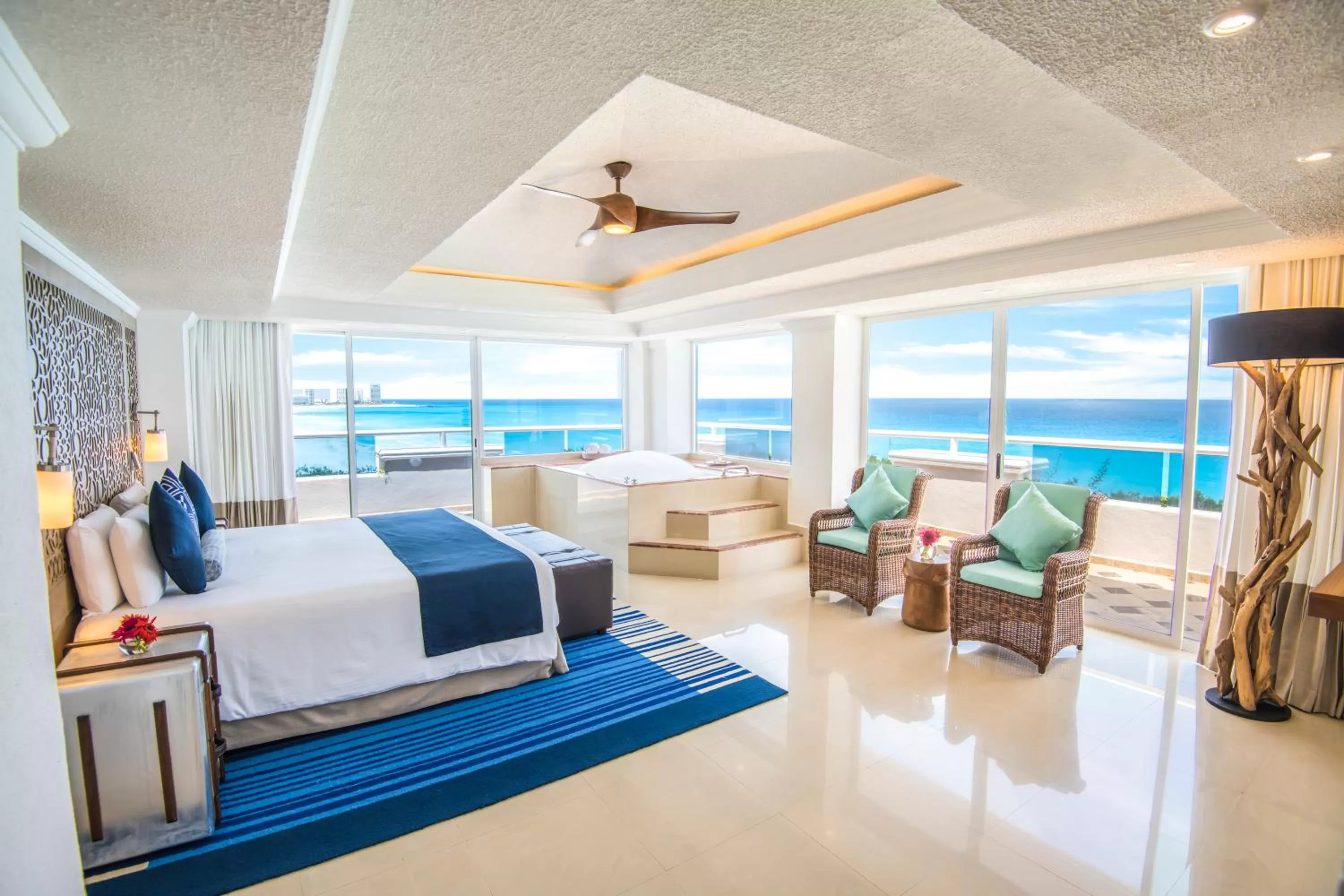 Bed in Sunscape Cancun All-Inclusive Resort & Spa by Hyatt