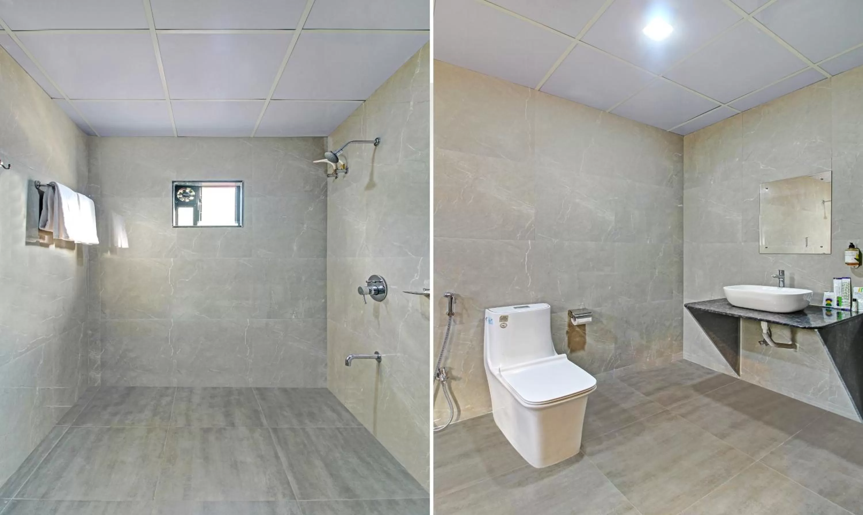 Bathroom in Treebo Trend Raaya Regency