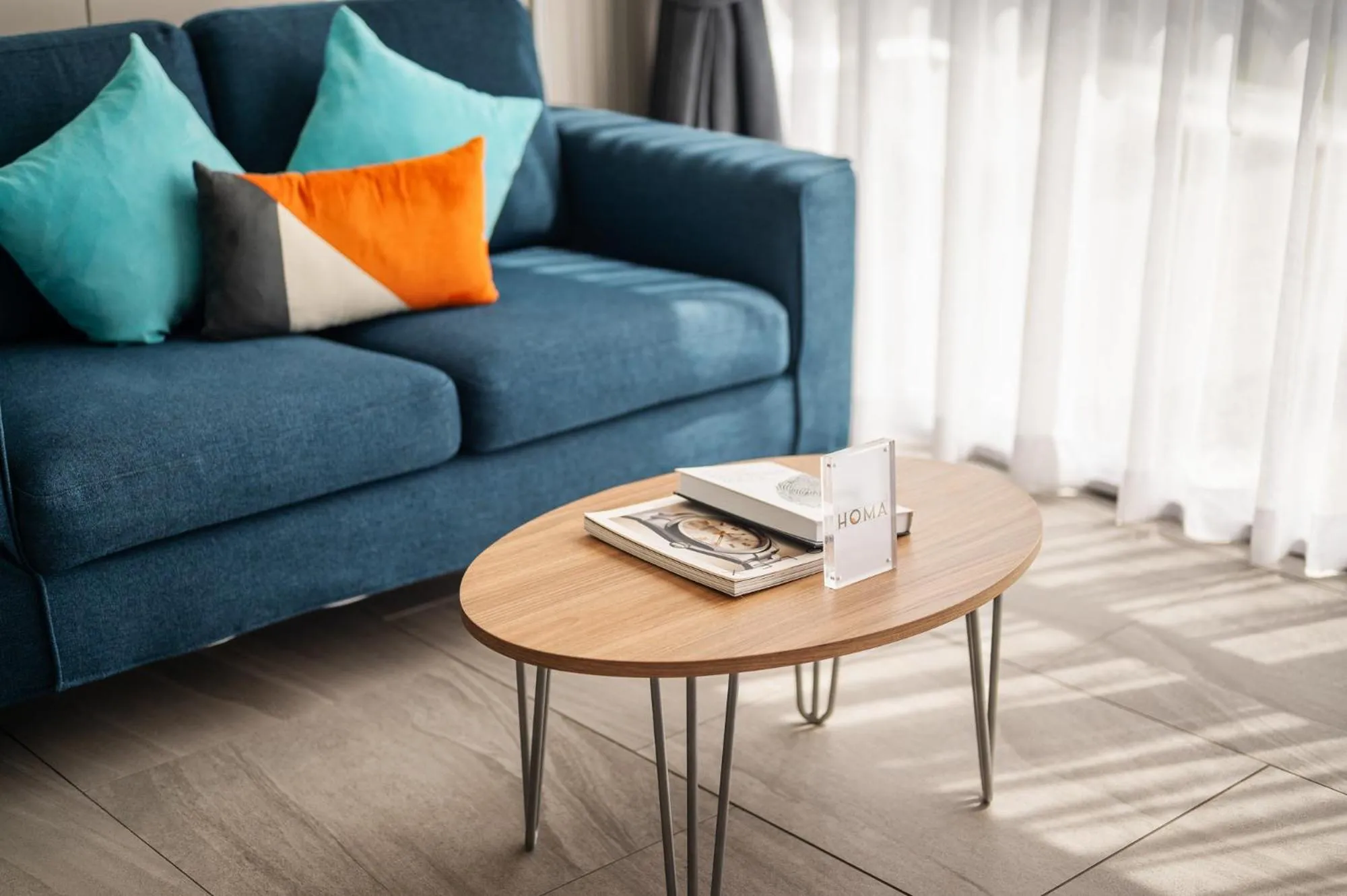 Seating area in HOMA Phuket Town