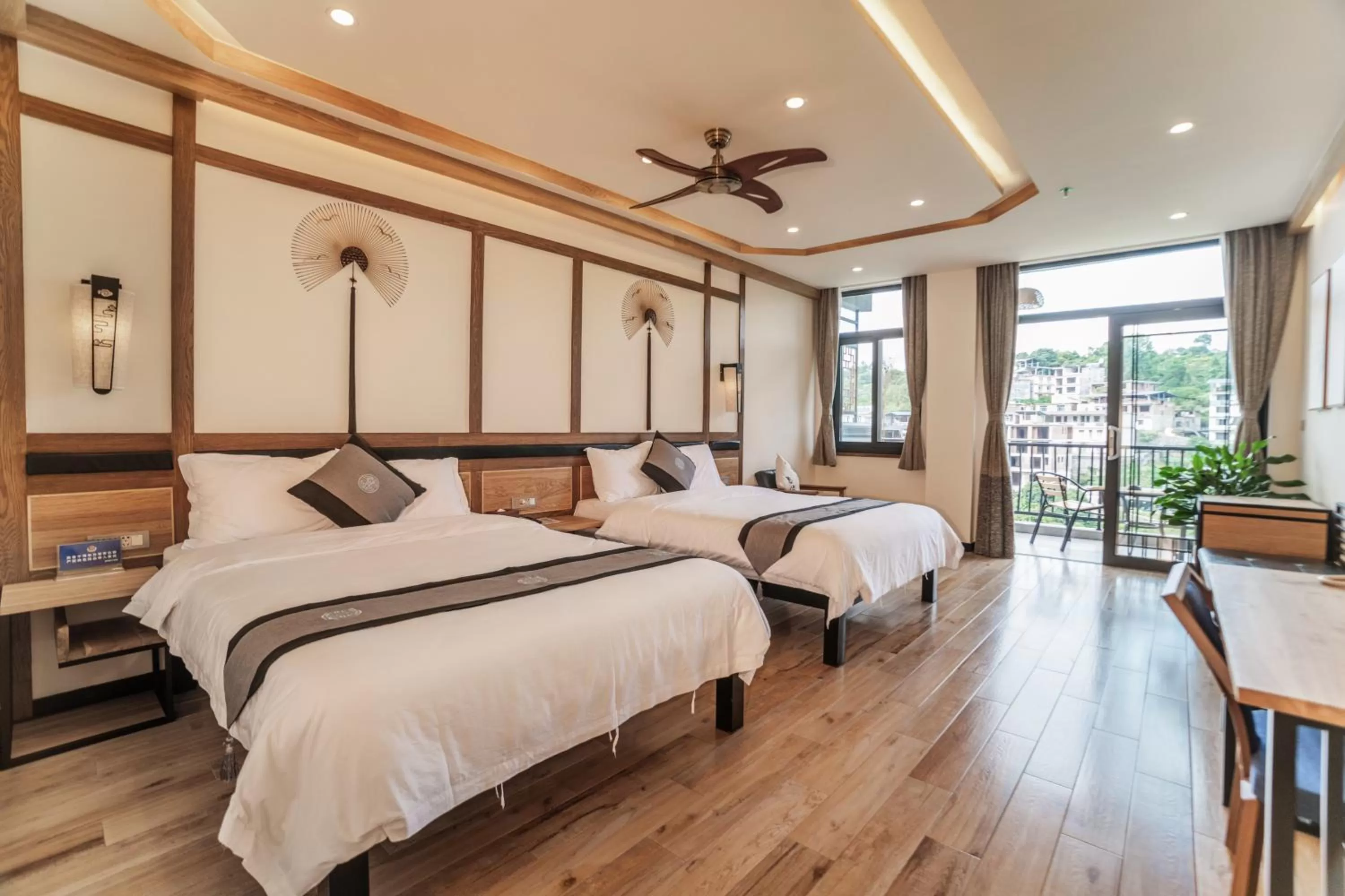 Deluxe Twin Room in The Bamboo Leaf Yangshuo