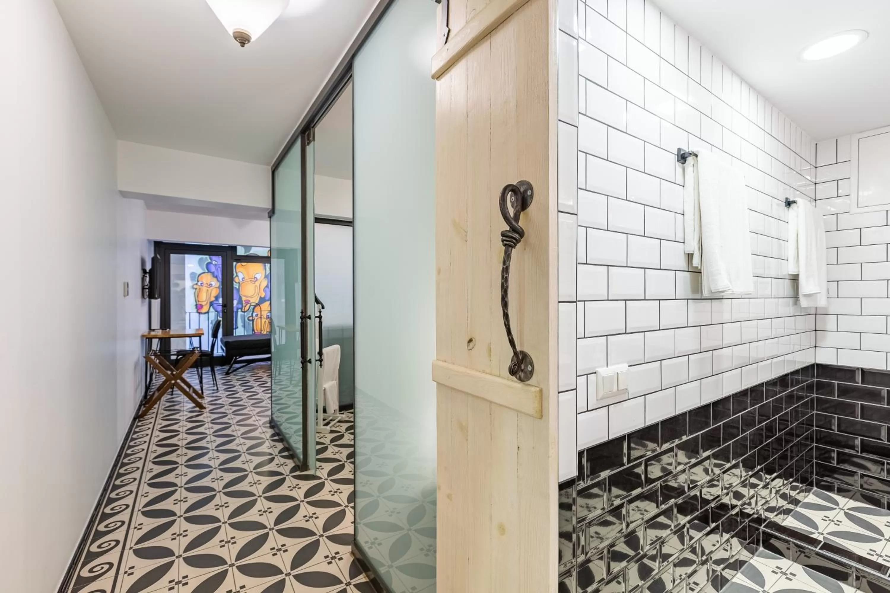 Bathroom in Villa Pera Suite Hotel