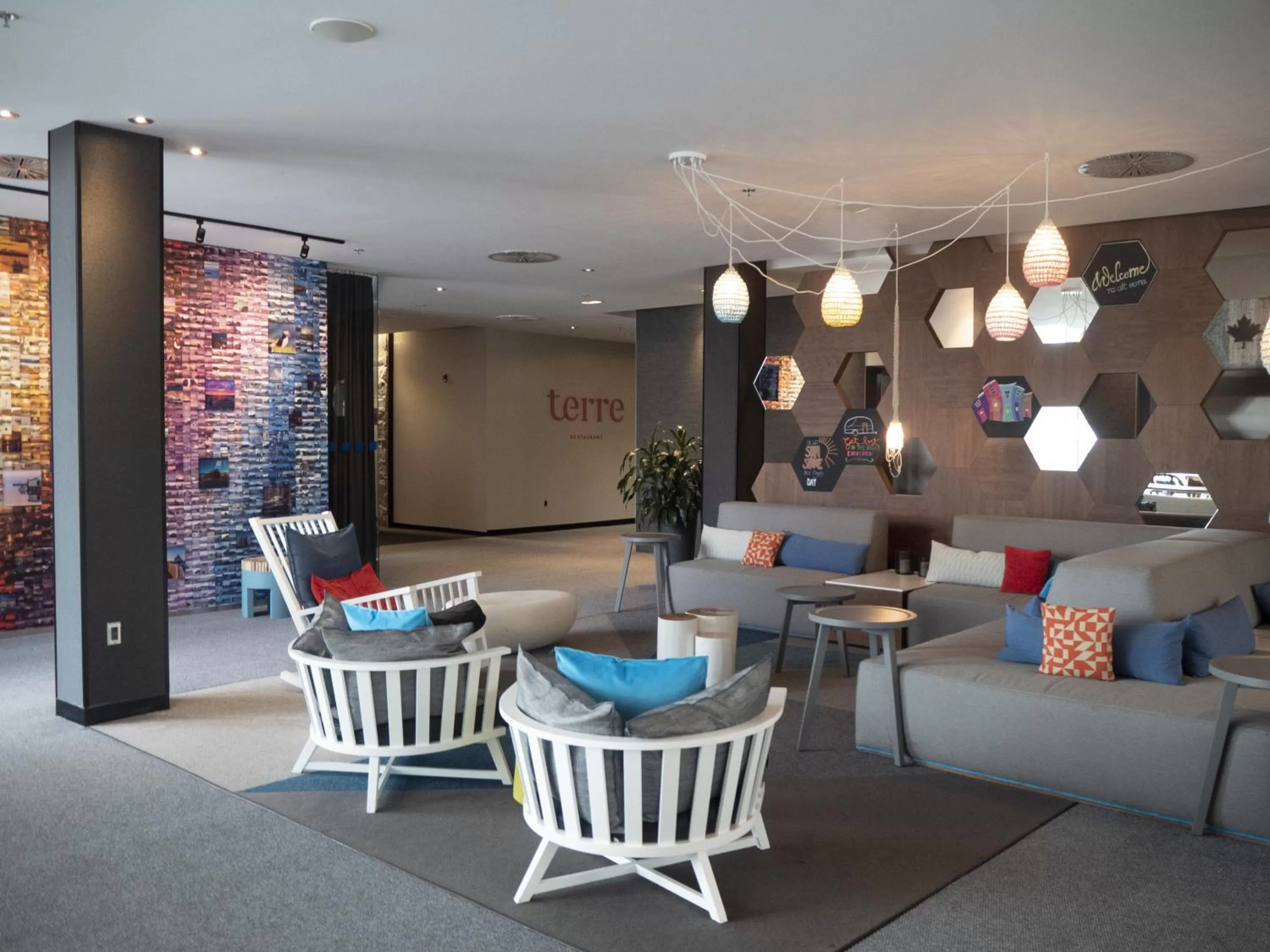 Seating area in Alt Hotel St. John's