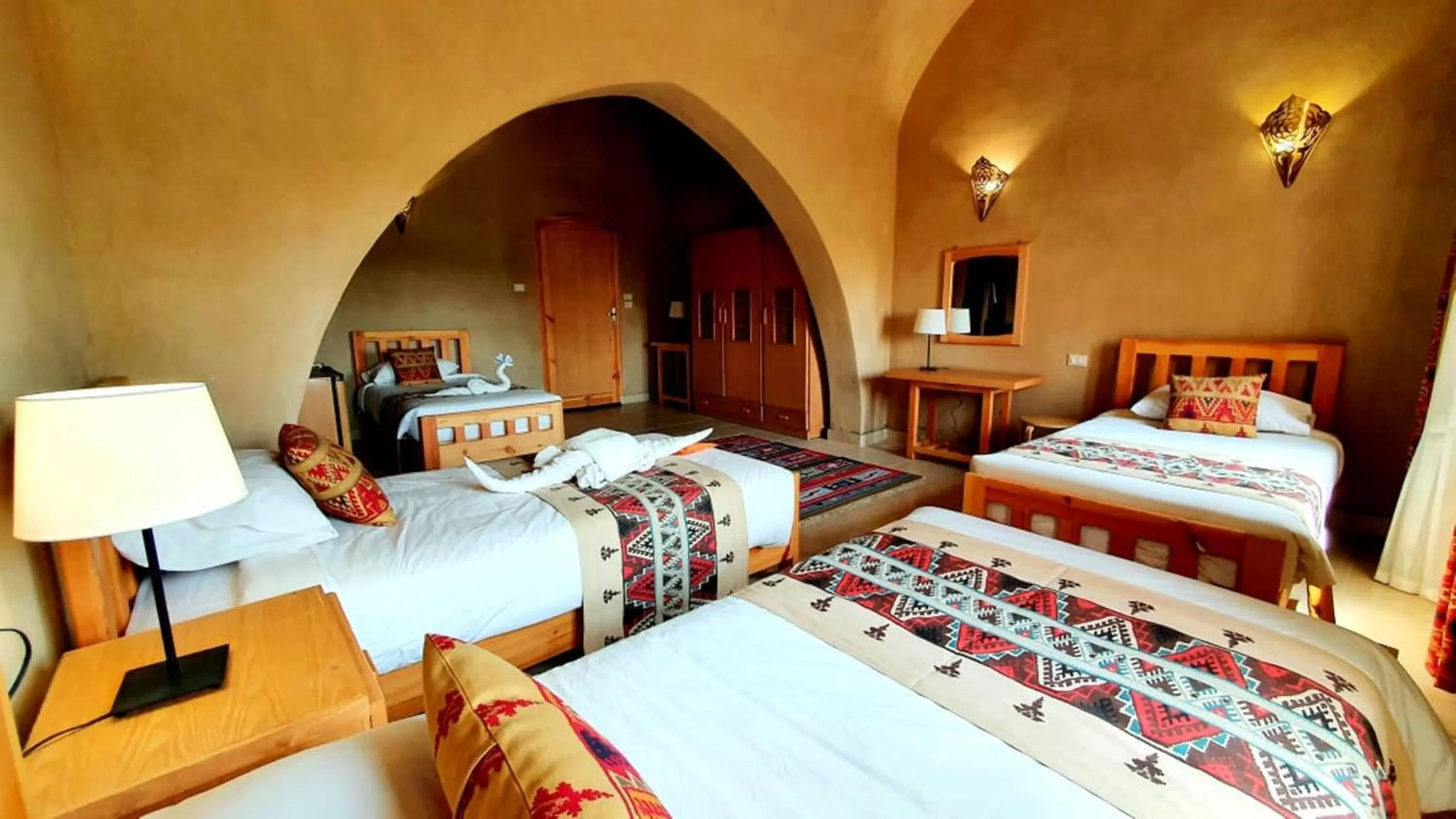 Bed in Embrace Hotel