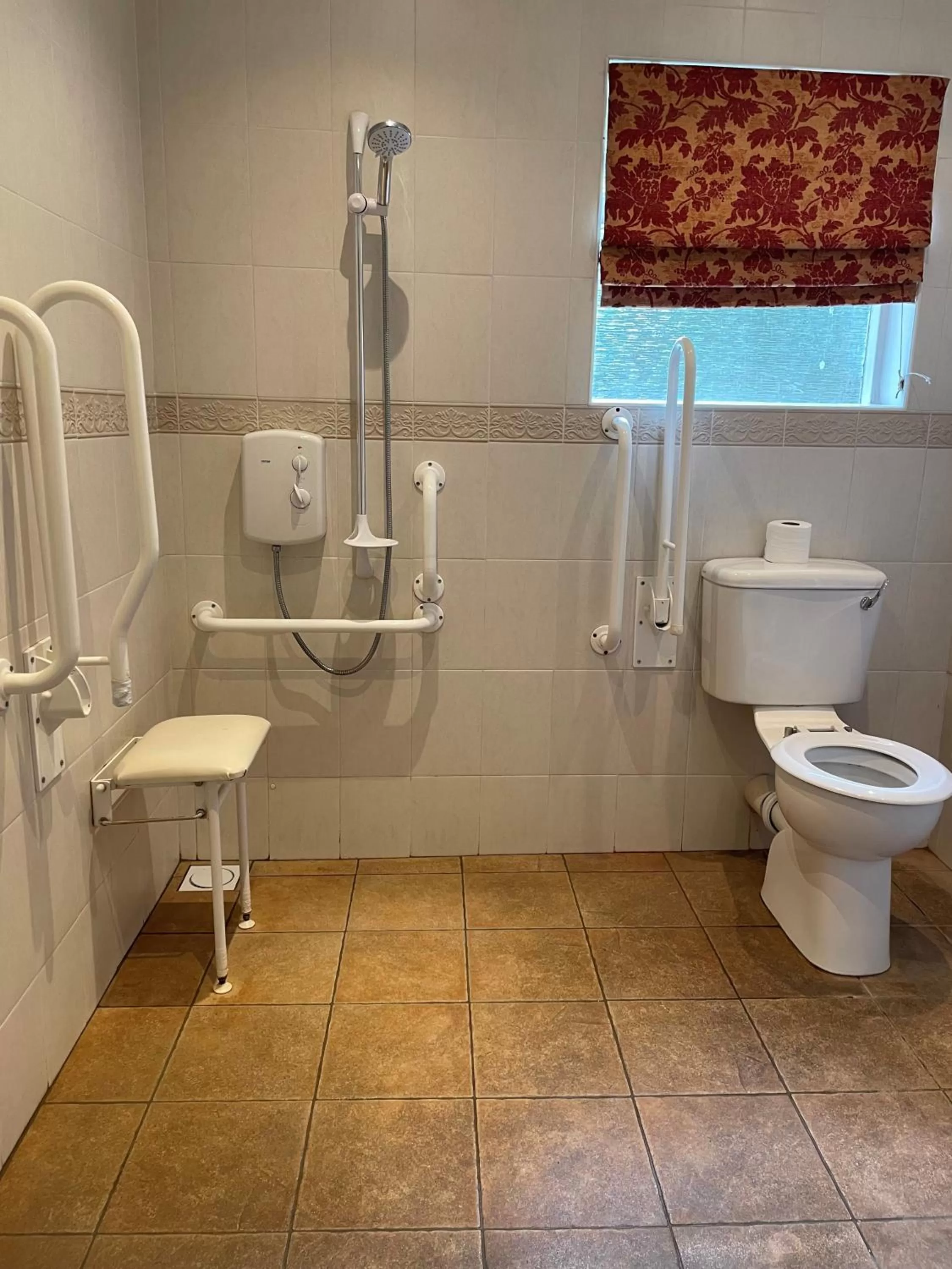 Facility for disabled guests in Donington Manor Hotel