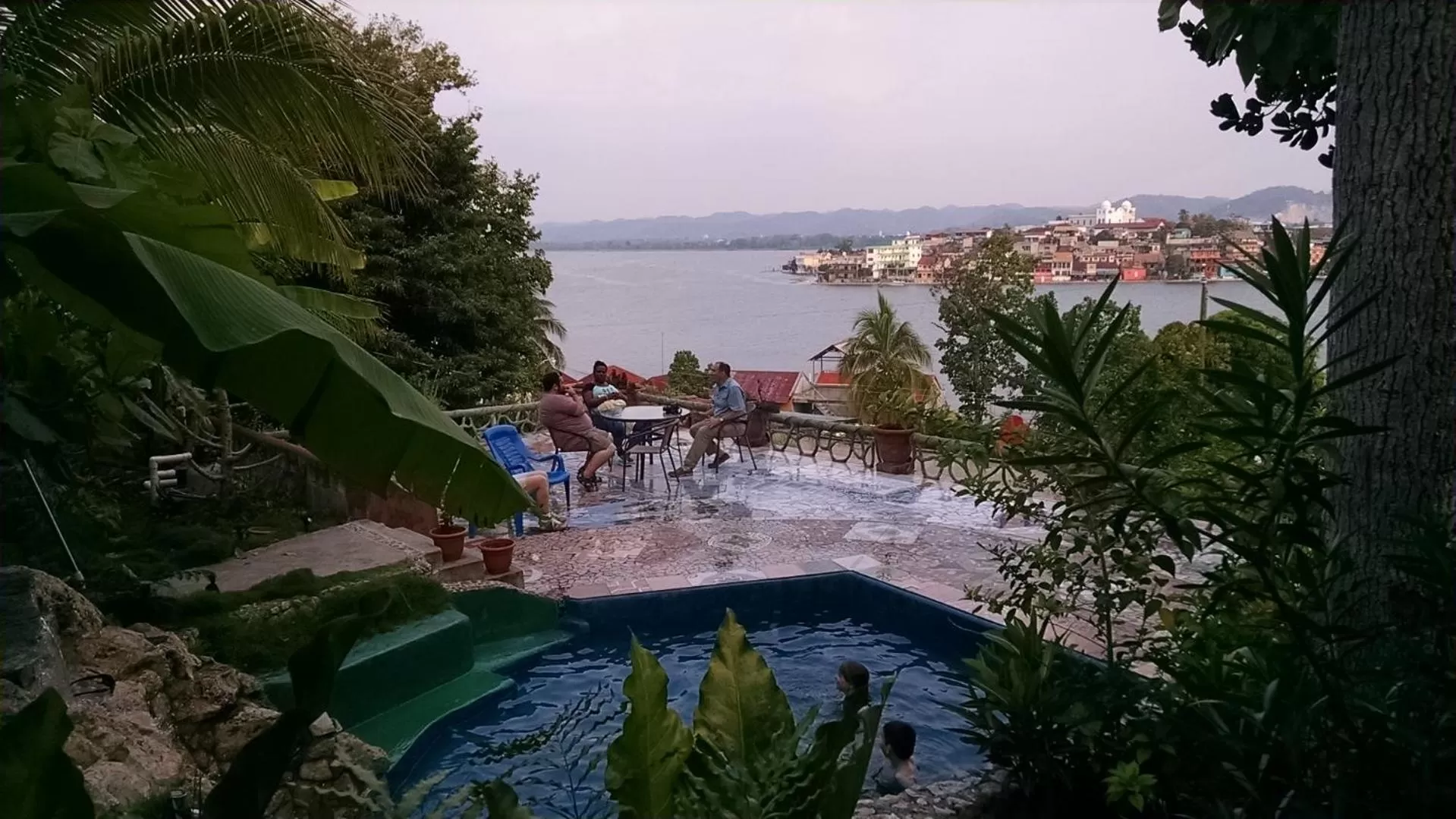 Natural landscape, Pool View in Zapote Tree Inn
