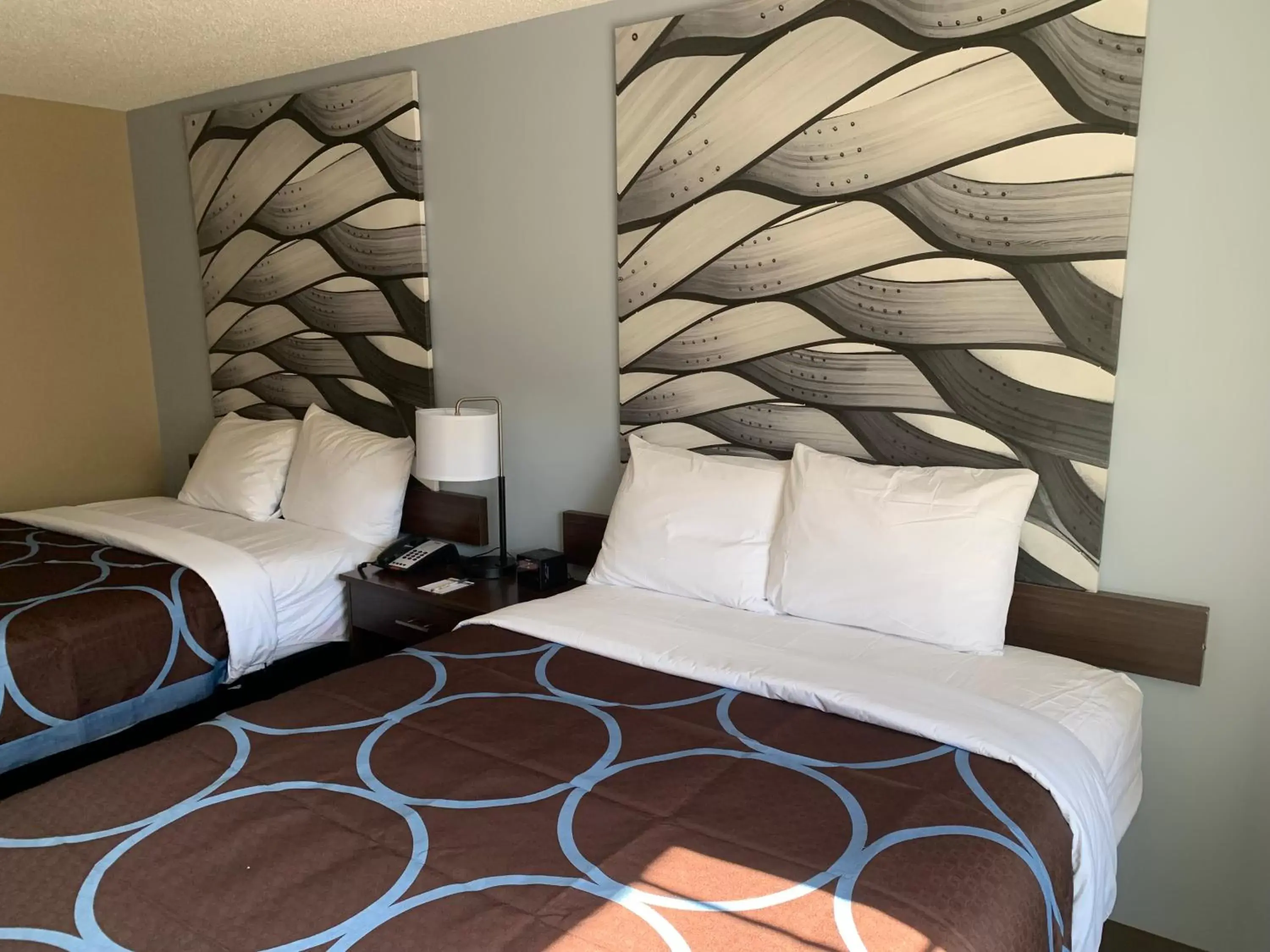 Queen Room with Two Queen Beds and Bath Tub - Mobility Accessible/Non-Smoking in Super 8 by Wyndham Joliet Queen Room with Two Queen Beds and Bath Tub - Mobility Accessible/Non-Smoking in Super 8 by Wyndham Joliet