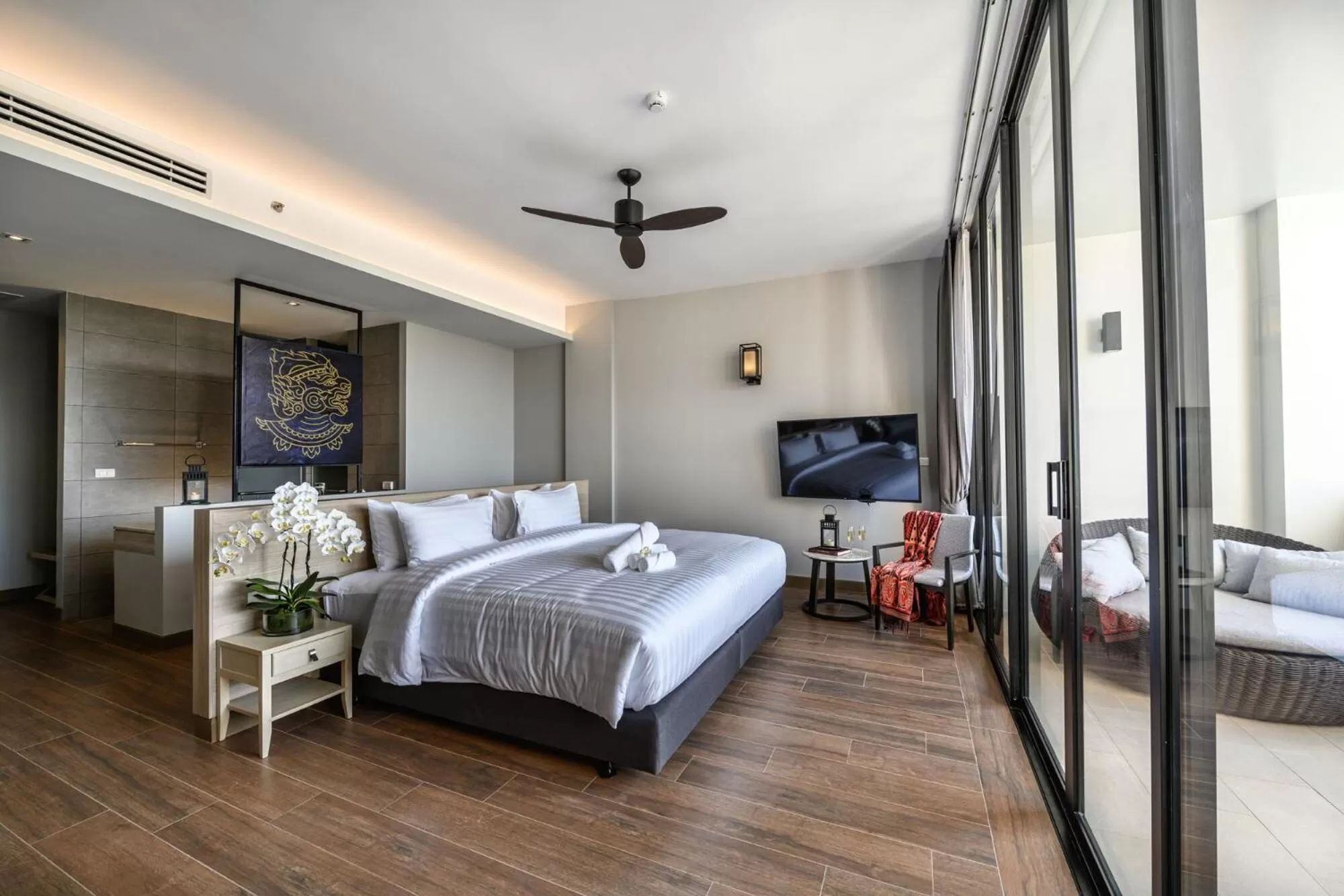 Bed in iSanook Resort & Suites Hua Hin