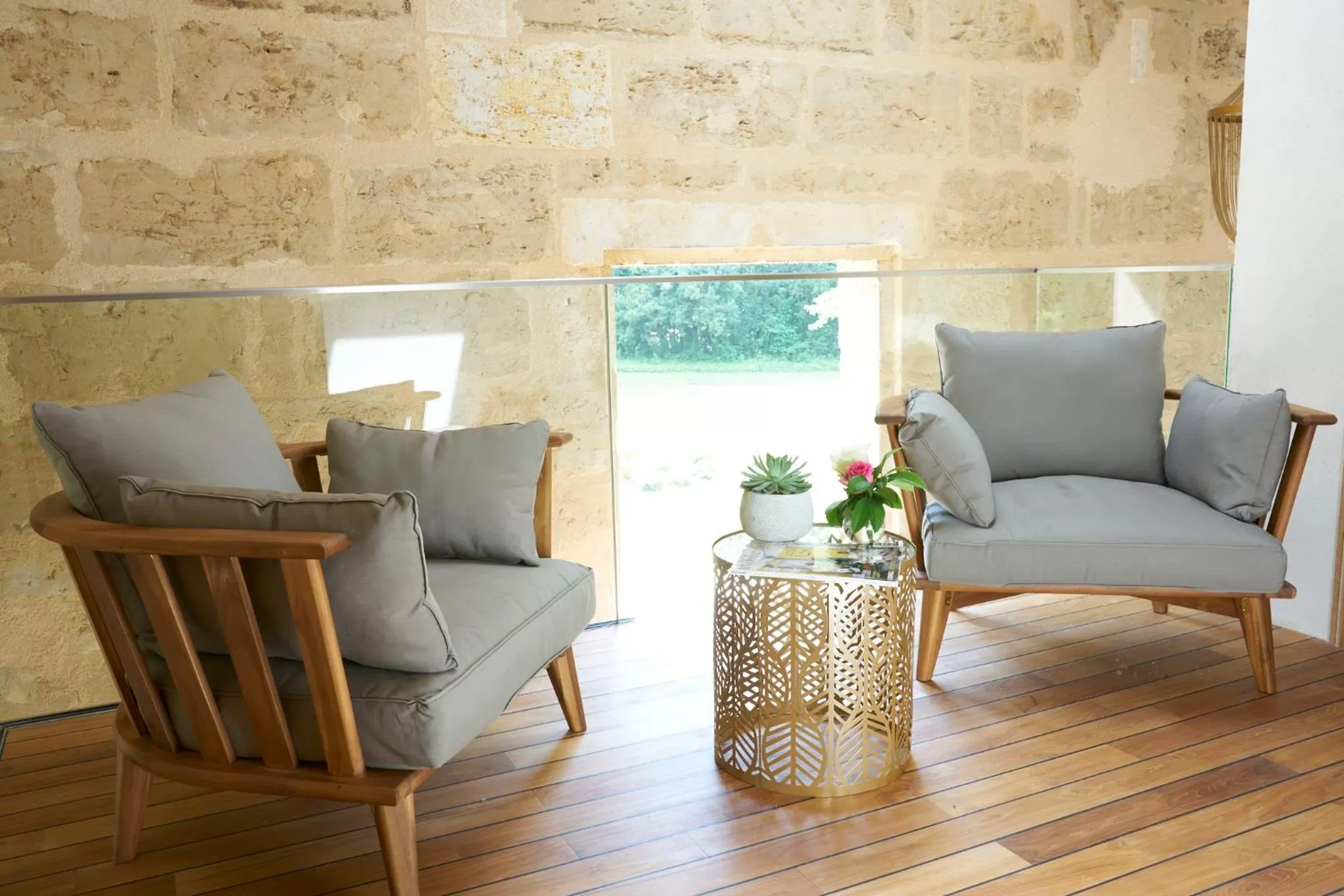 Balcony/Terrace, Seating Area in Chateau Pont Saint-Martin