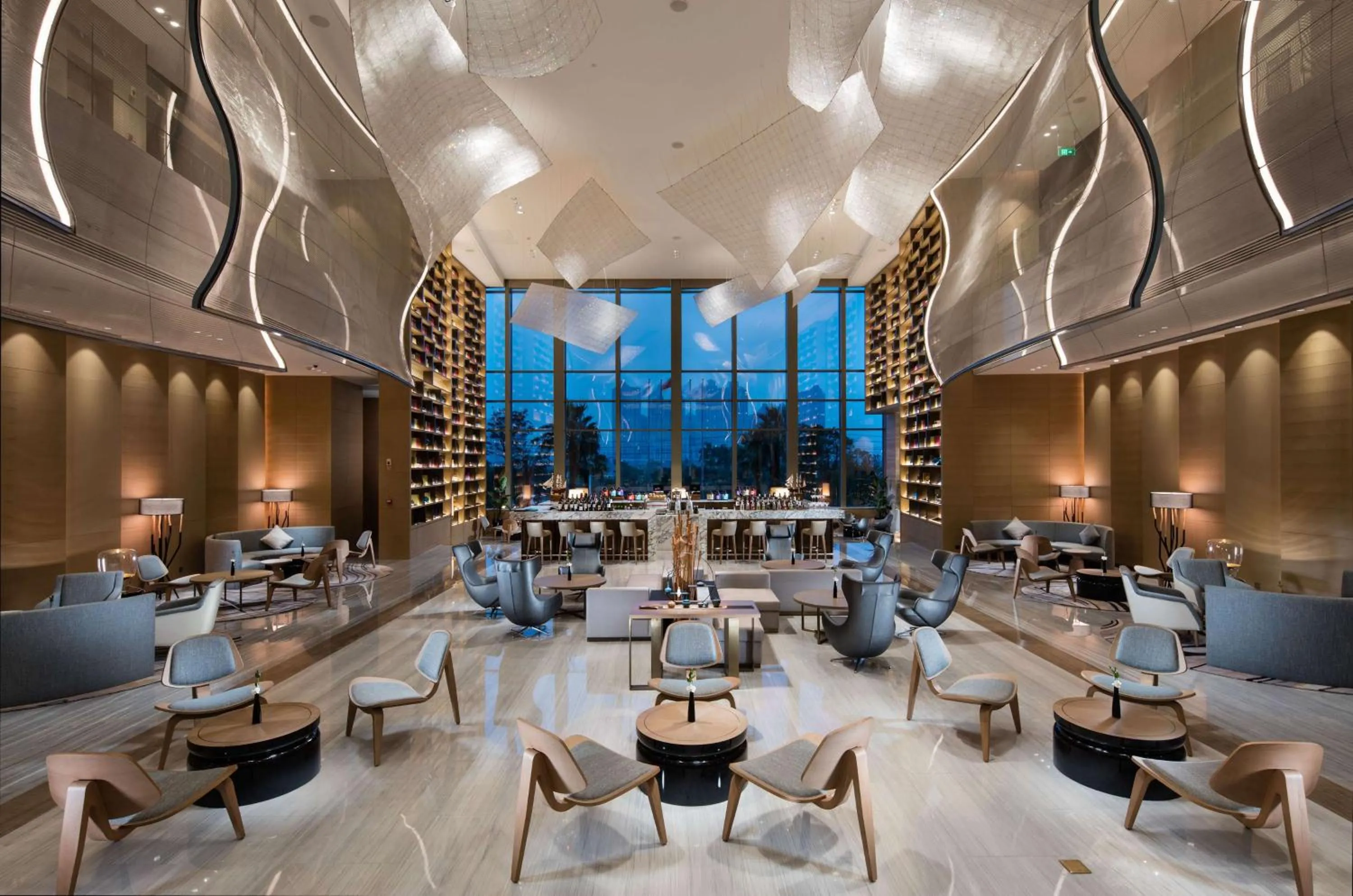 Lounge or bar in Hilton Quanzhou Riverside