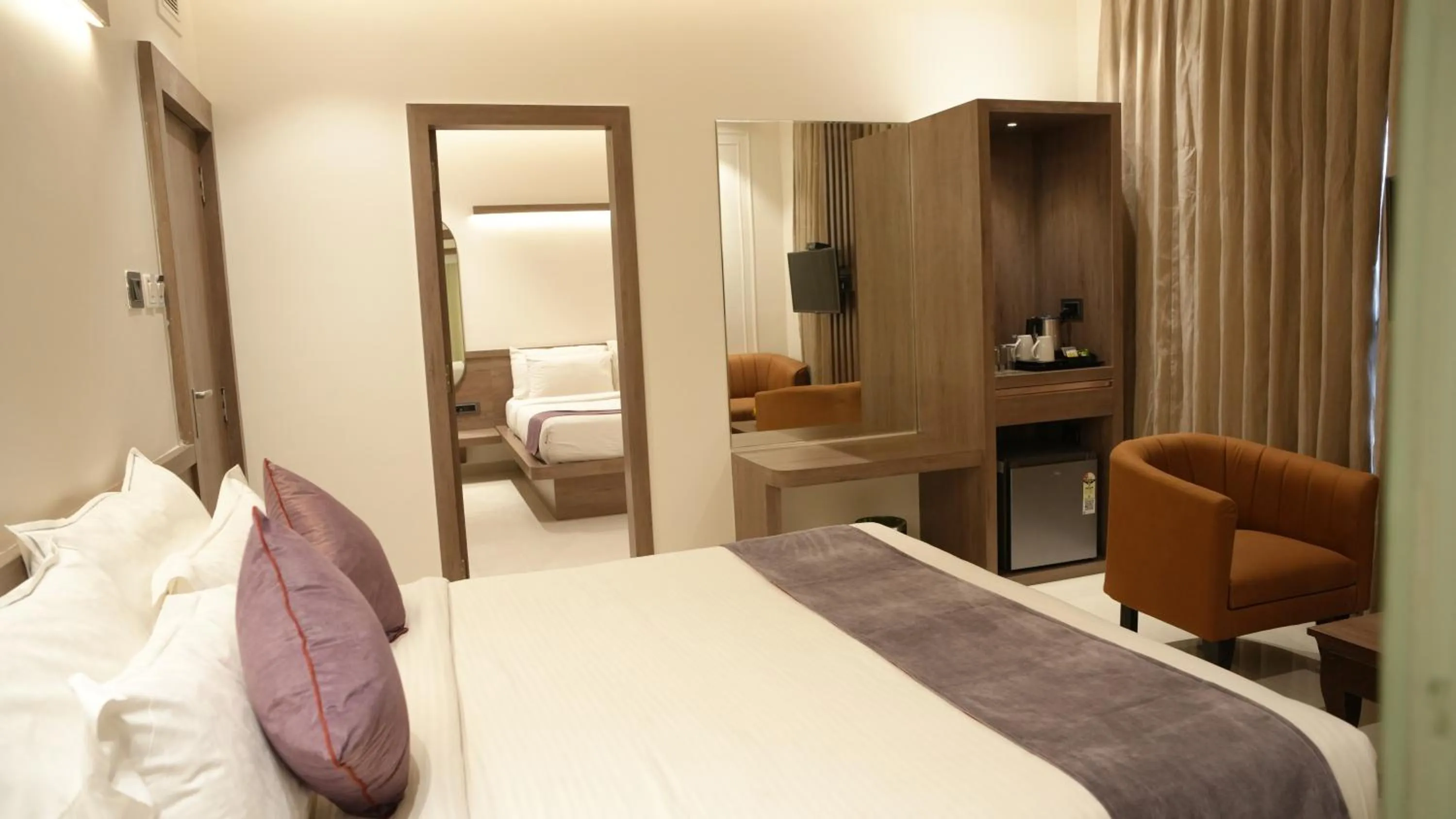 Bed in Jivanta Shirdi